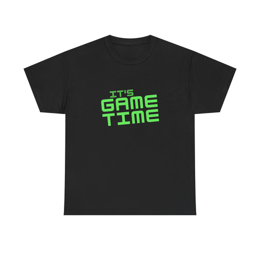Its Game Time Retro Gaming Graphic T Shirt Unisex Heavy Cotton NEW Tee