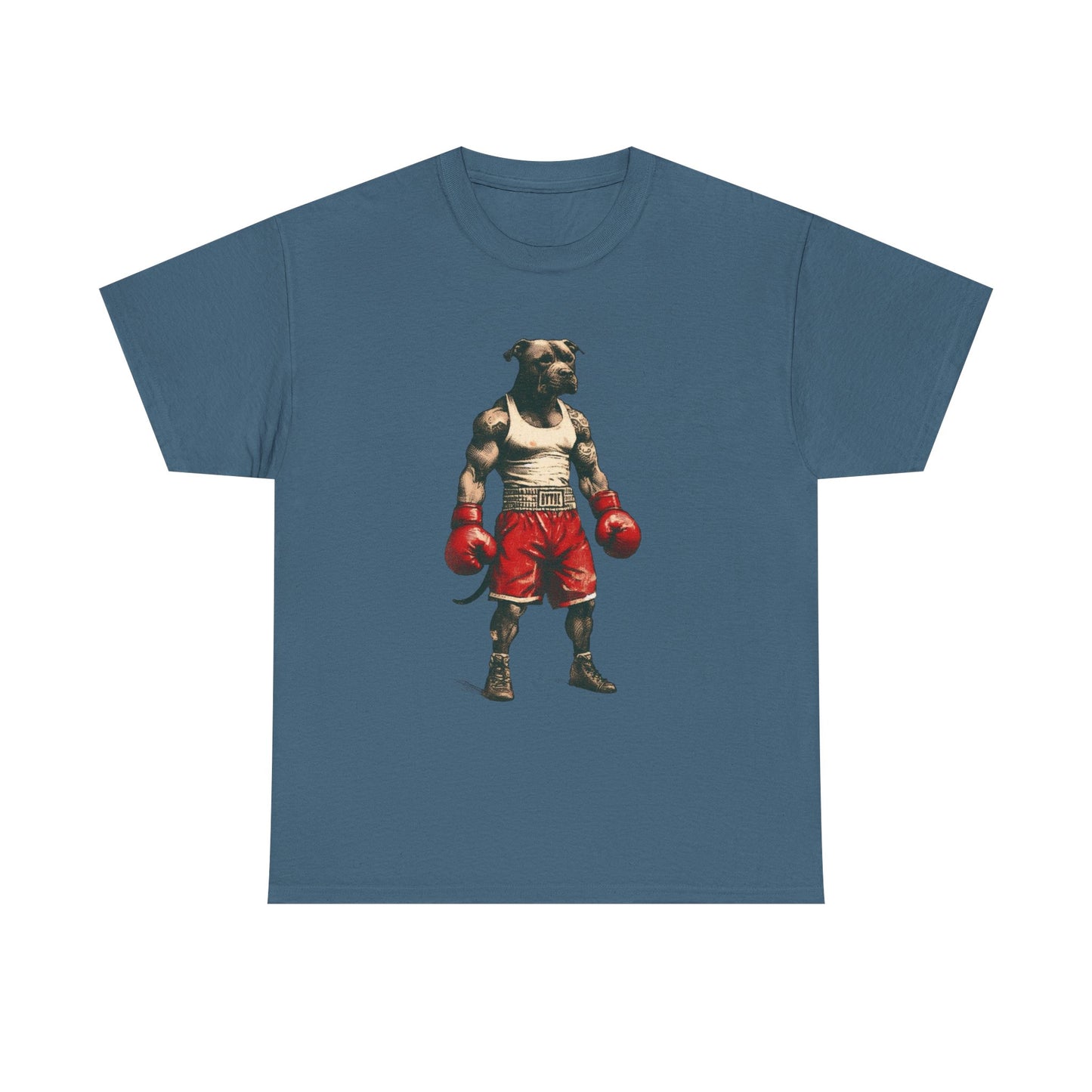 Boxing Pitbull Funny Cute Graphic T Shirt NEW ADULT