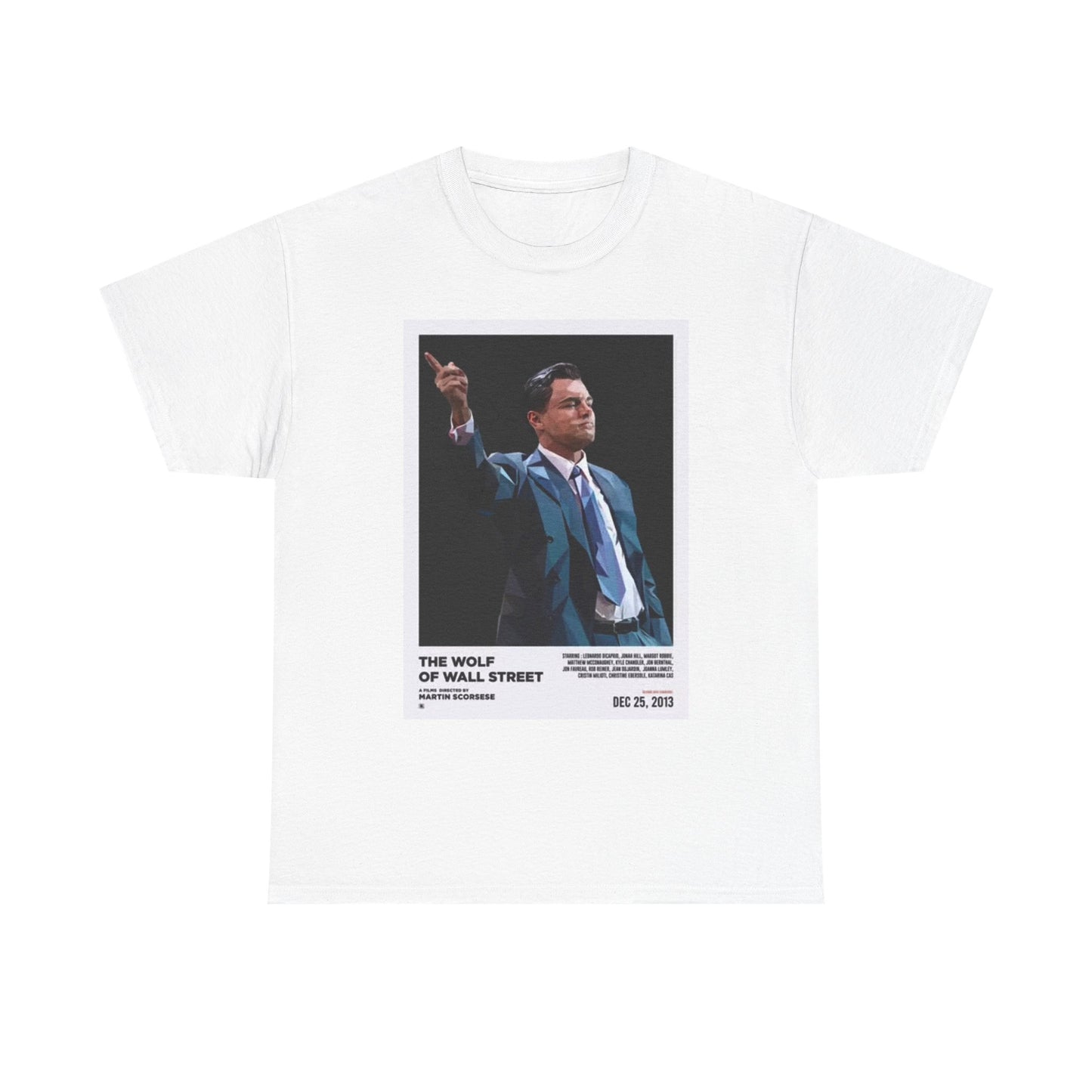 The Wolf Of Wallstreet Graphic T Shirt Funny Vintage Movie Unisex Heavy Cotton