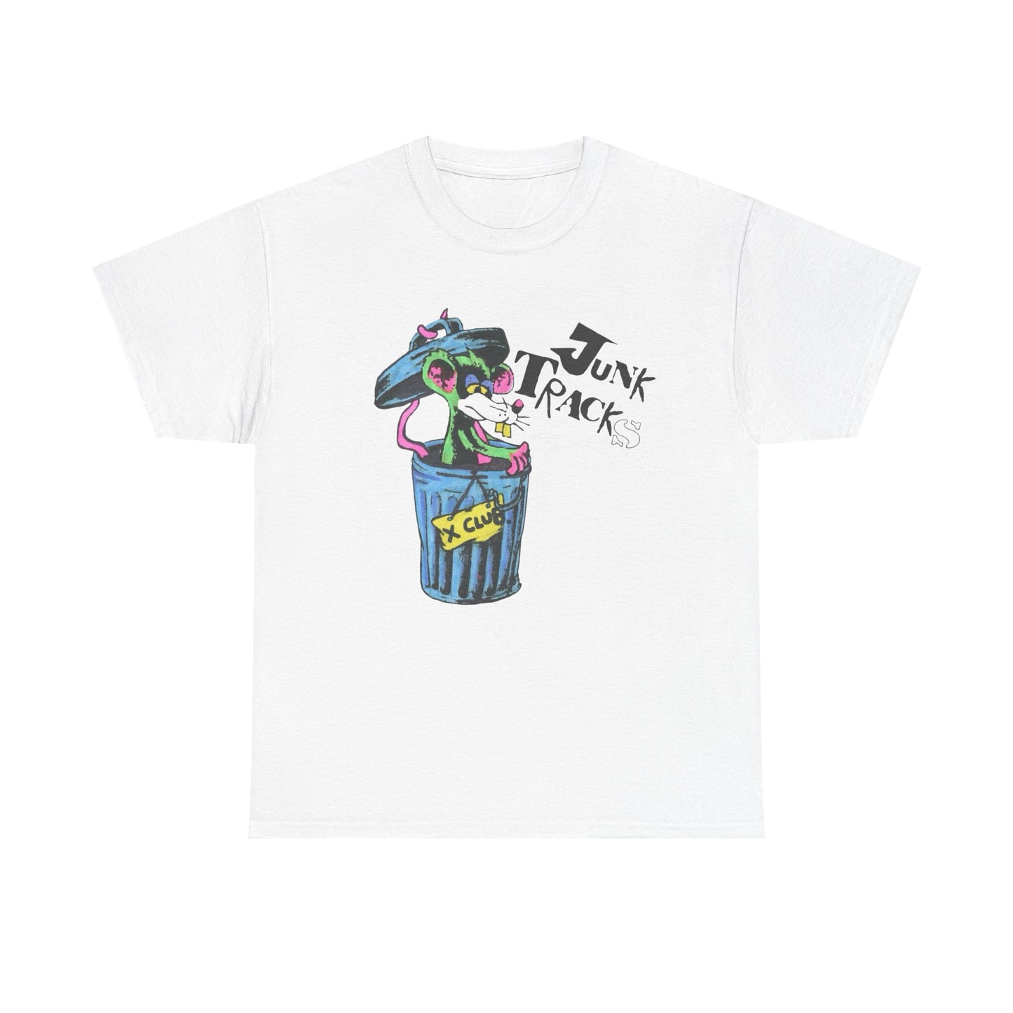Junk Tracks Vintage Graphic T Shirt NEW Adult Unisex Heavy Cotton Tee