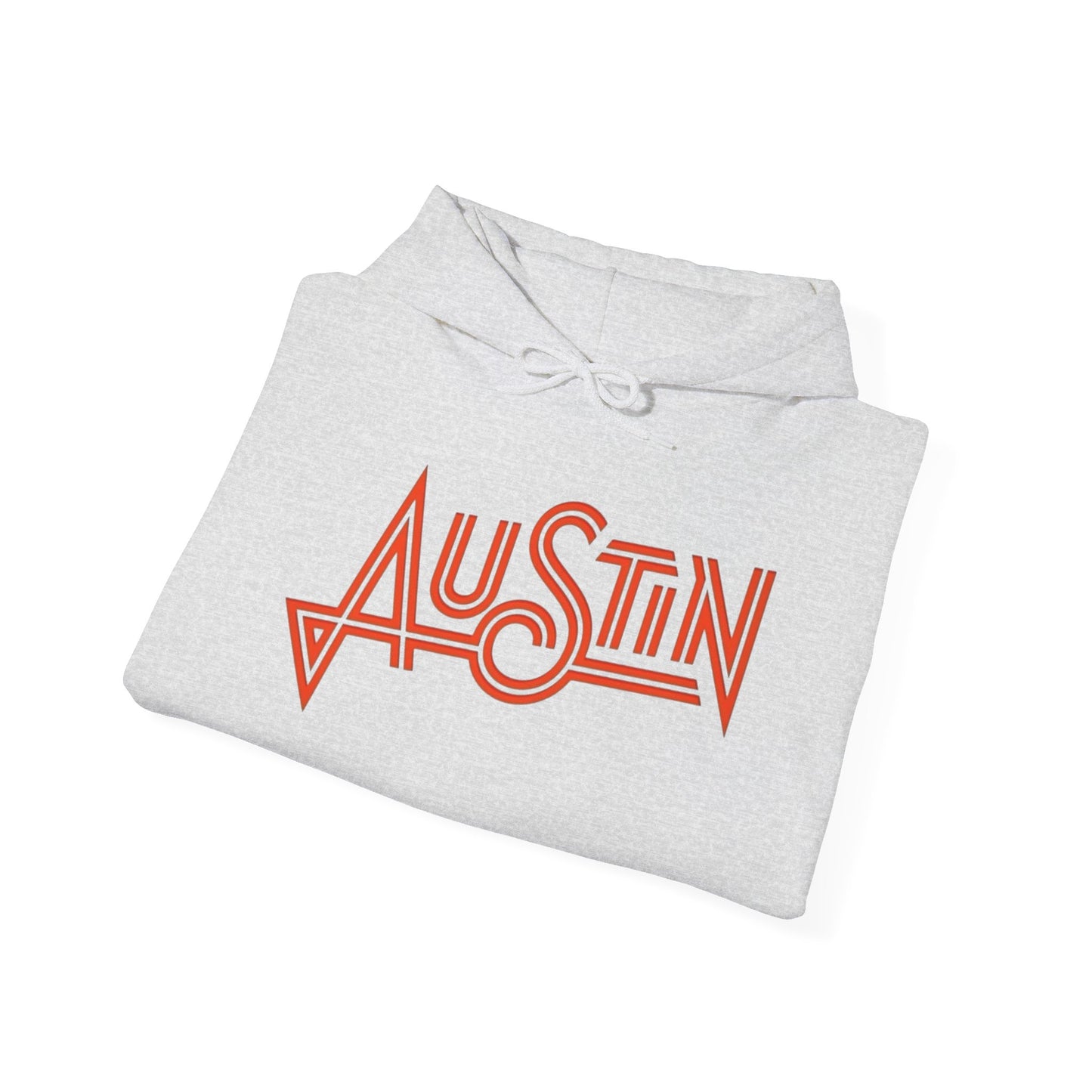 Austin Texas Retro Graphic Hoodie Unisex Heavy Blend™ Hooded Sweatshirt