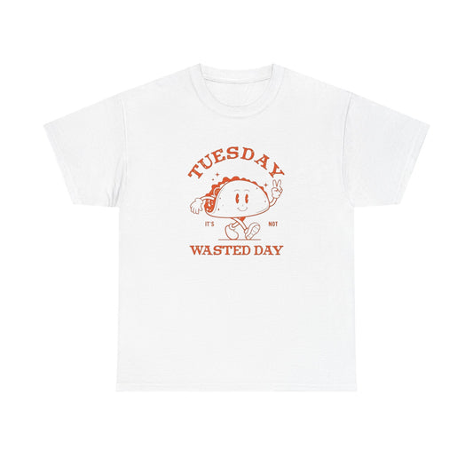 Taco Tuesday Funny Graphic T Shirt Unisex Heavy Cotton Tee