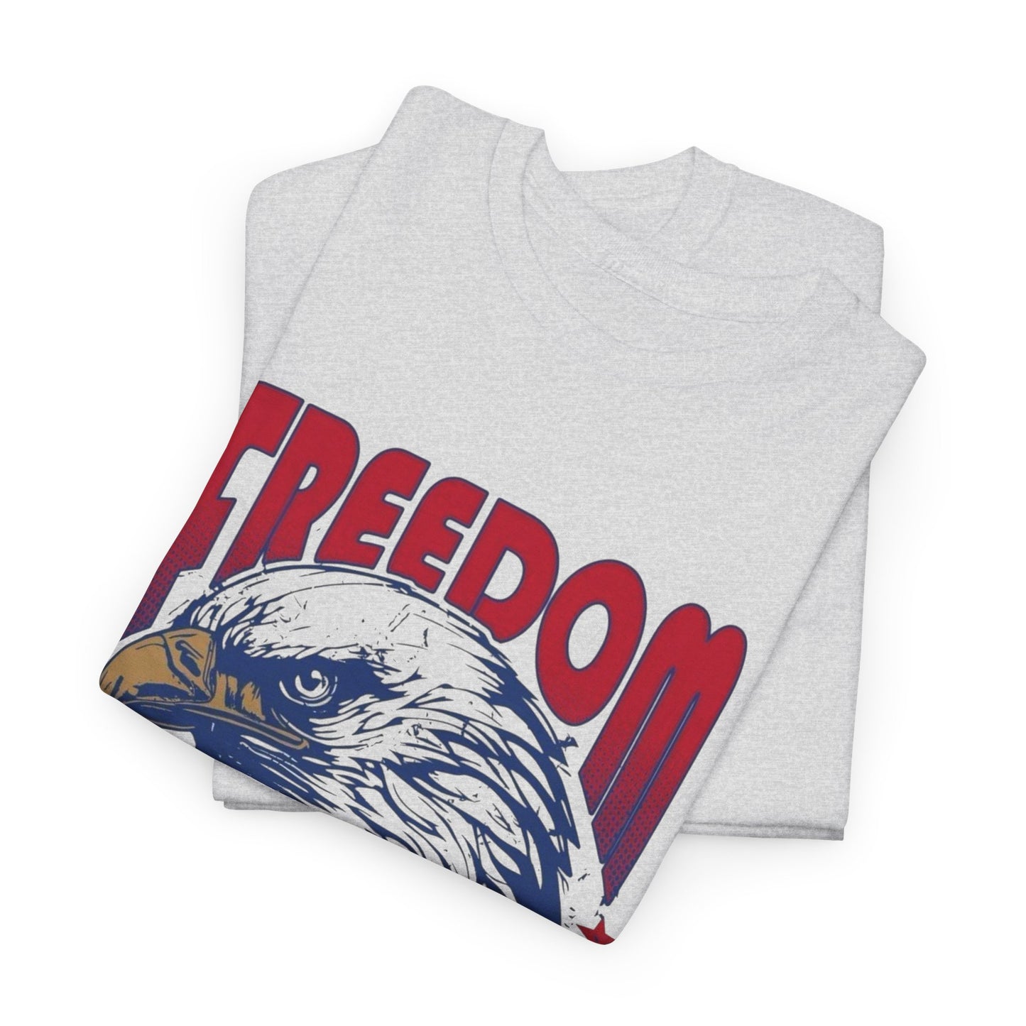 Freedom In Being Bold USA Graphic T Shirt Men's Heavy Cotton Tee