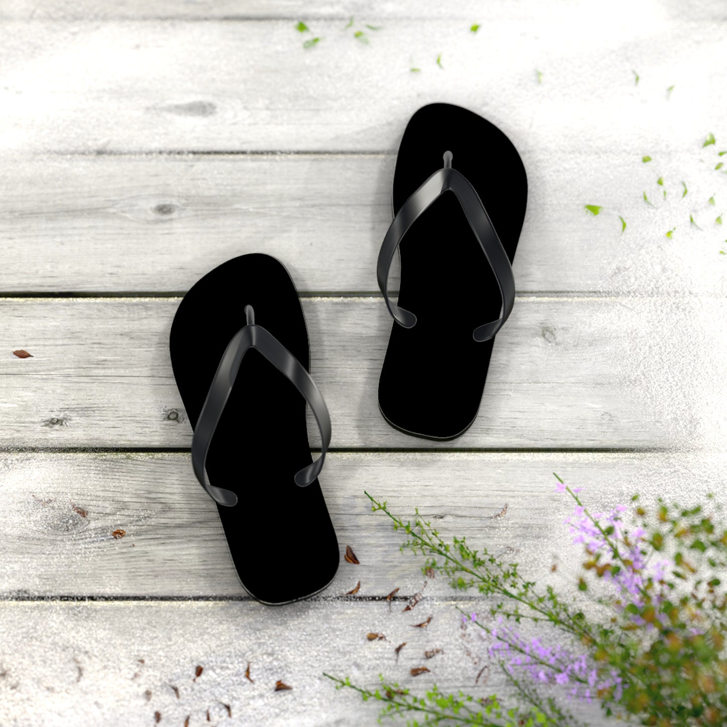 Black Flip Flops, Sandals Slides, Summer Footwear, Brand New