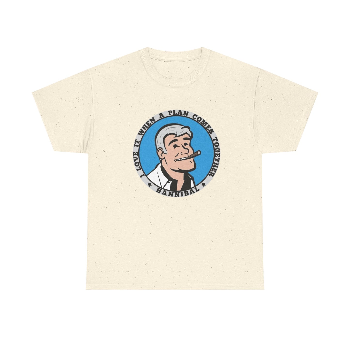I Love It When A Plan Comes Together Graphic T Shirt NEW Unisex Heavy Cotton Tee