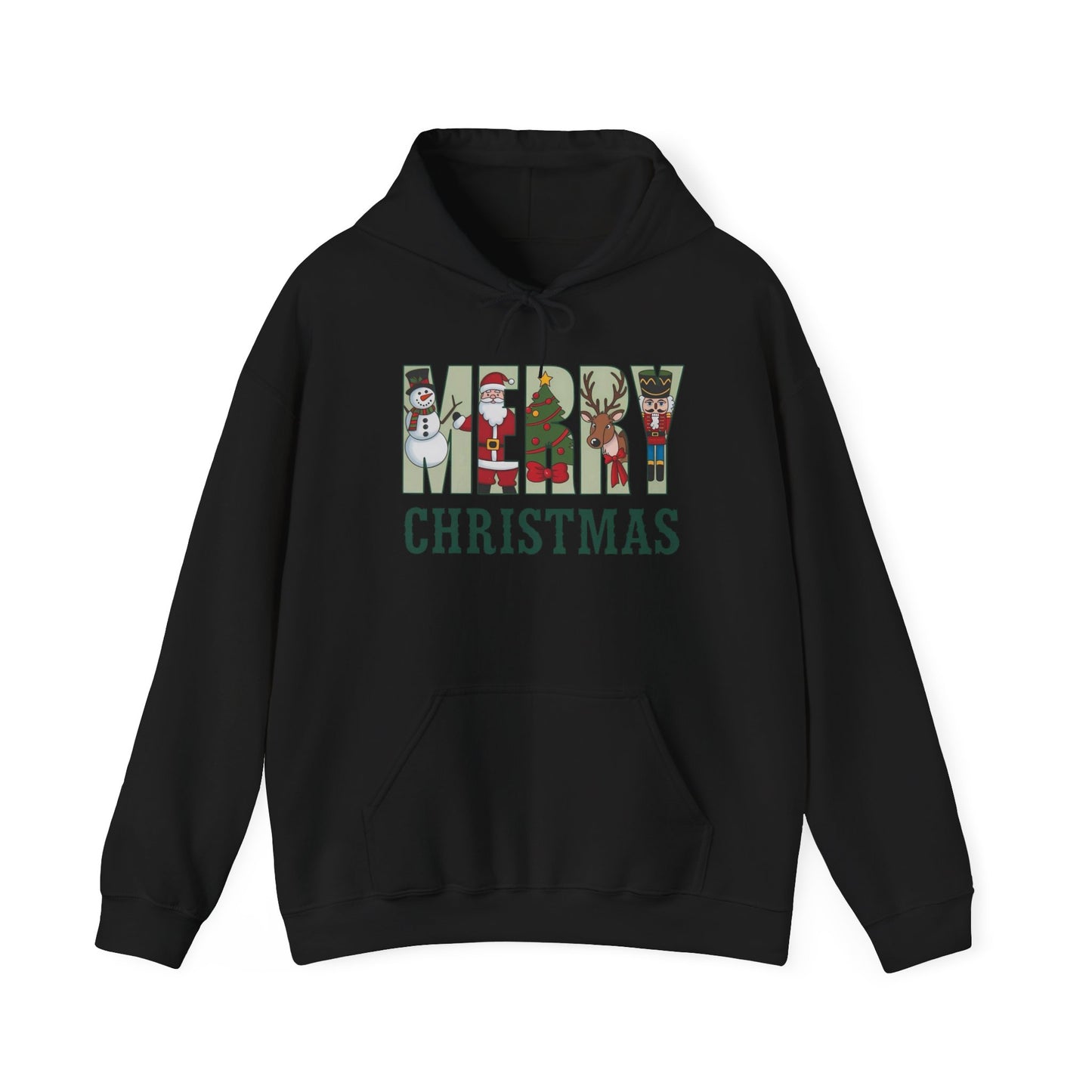 Merry Christmas Holiday's Graphic Hoodie Unisex Heavy Blend™ Hooded Sweatshirt