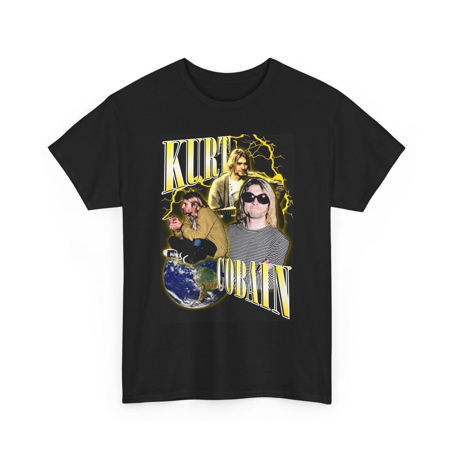 Kurt Cobain Nirvana Graphic Shirt Apparel BRAND NEW Unisex Heavy Cotton Tee