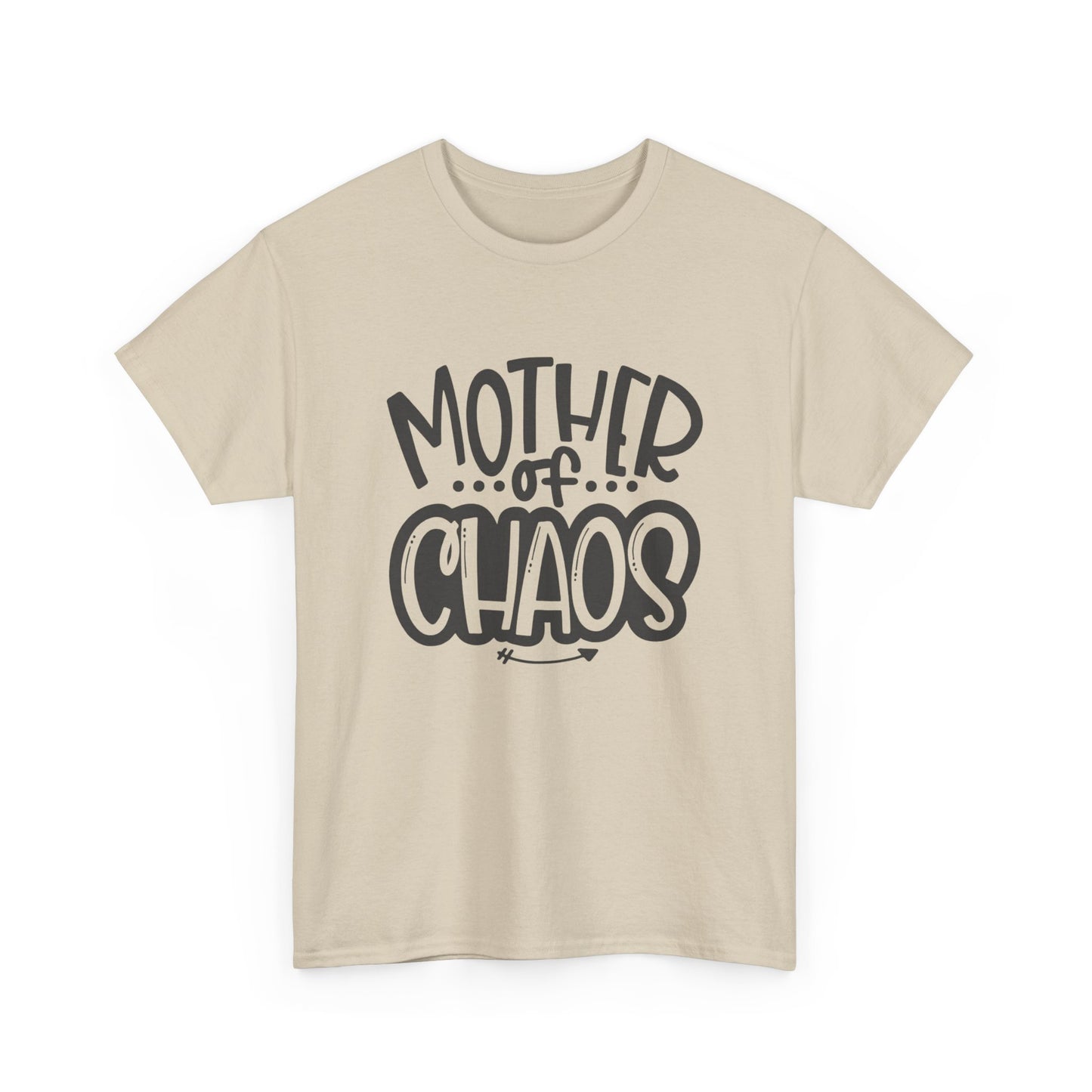 Mother Of Chaos Funny Graphic T Shirt Unisex Heavy Cotton Tee