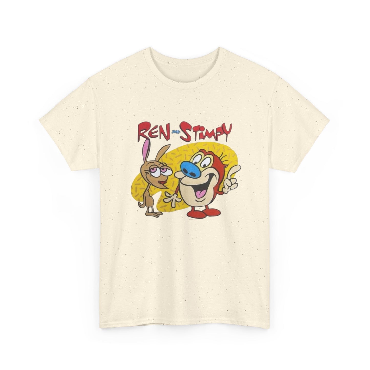 Ren And Stimpy Vintage Graphic T-Shirt Unisex Heavy Cotton Tee Gift NEW