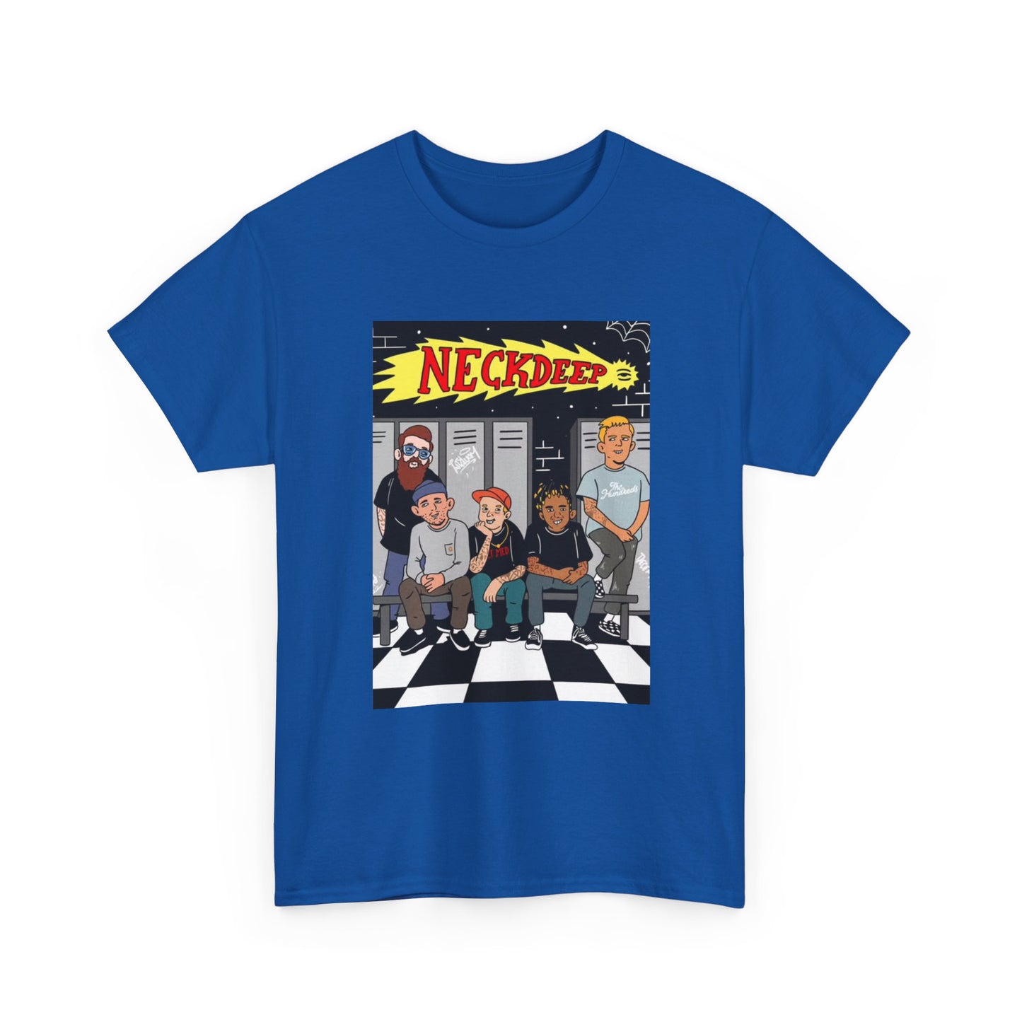 Neck Deep Tshirt Punk Rock UK retro Album art Unisex Heavy Cotton Tee