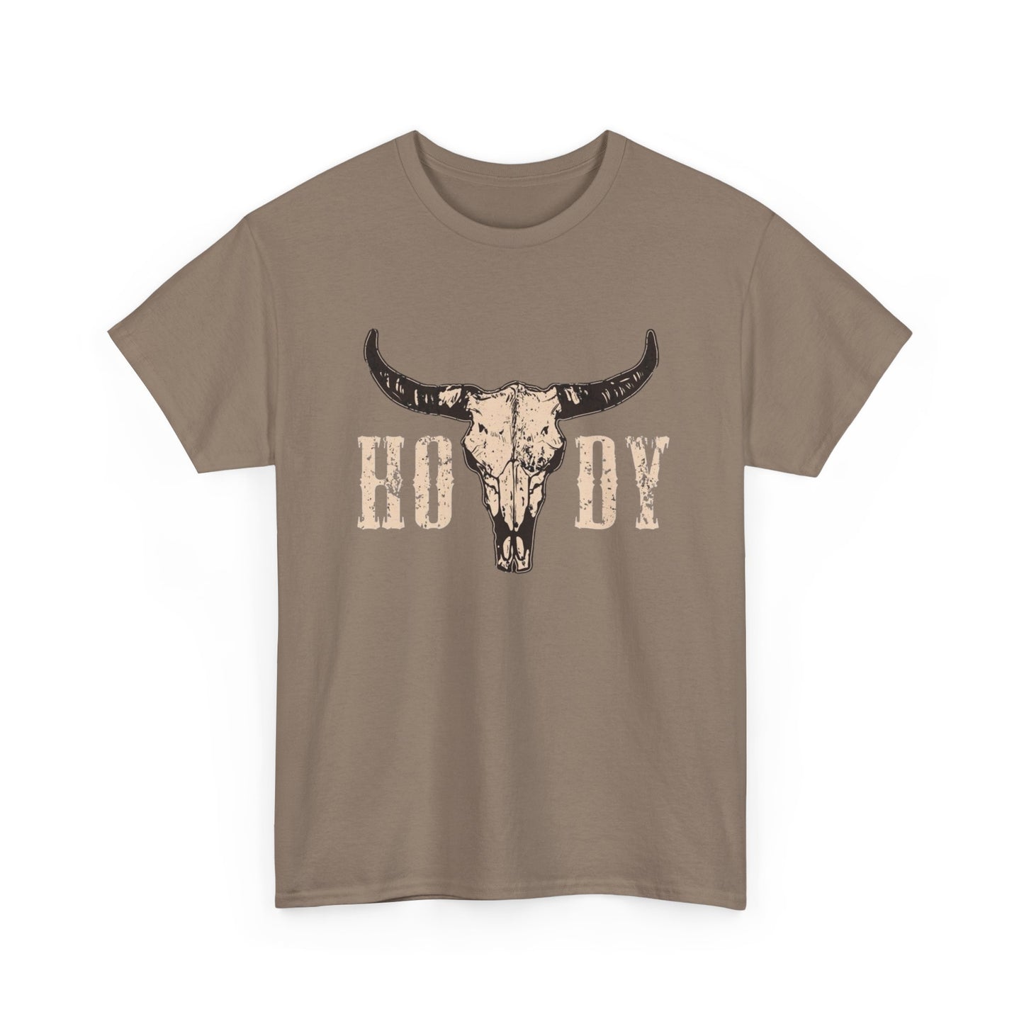 Howdy Country Western Graphic T Shirt Unisex Heavy Cotton Tee