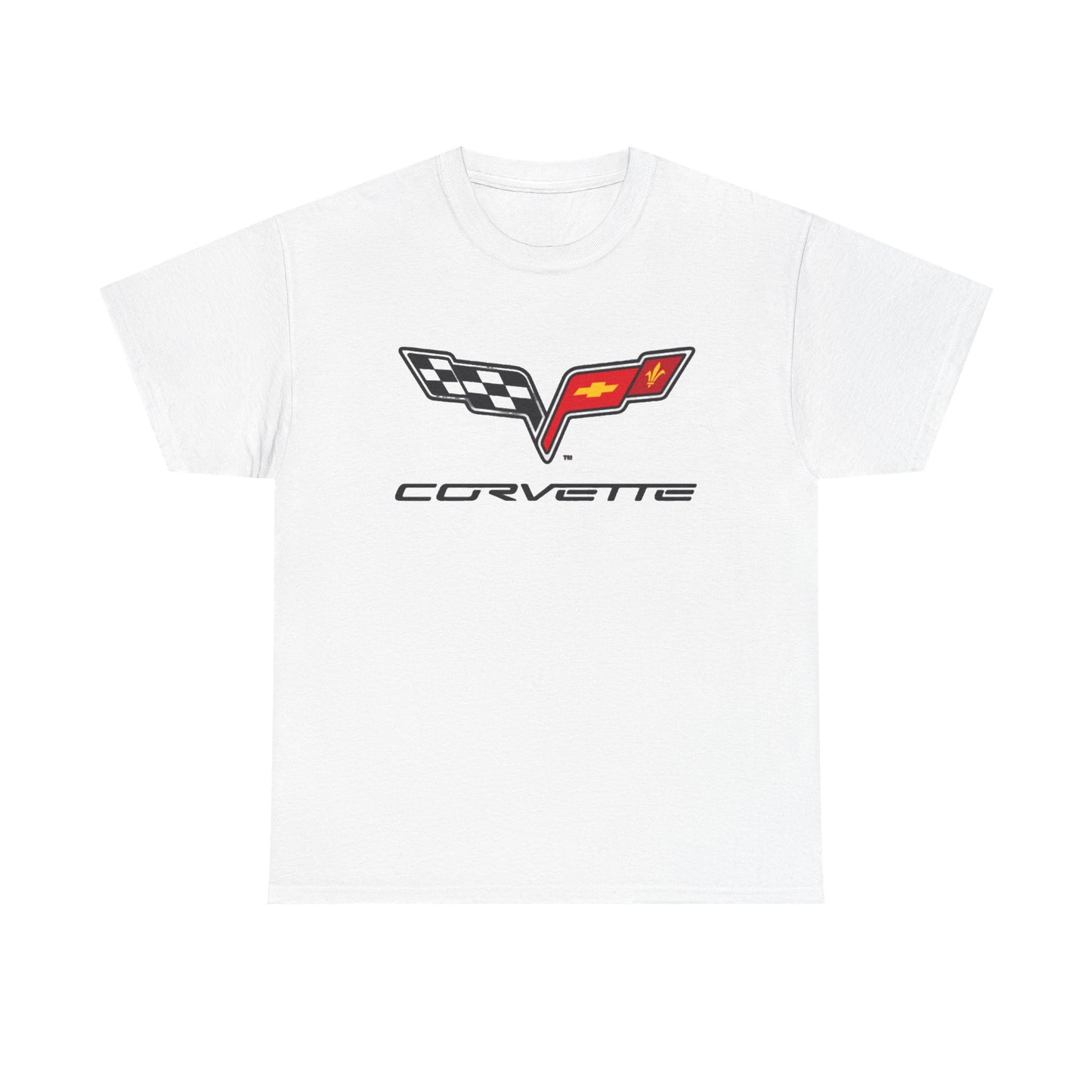 Corvette T-shirt Retro Chevy Chevrolet American muscle Unisex Heavy Cotton Tee