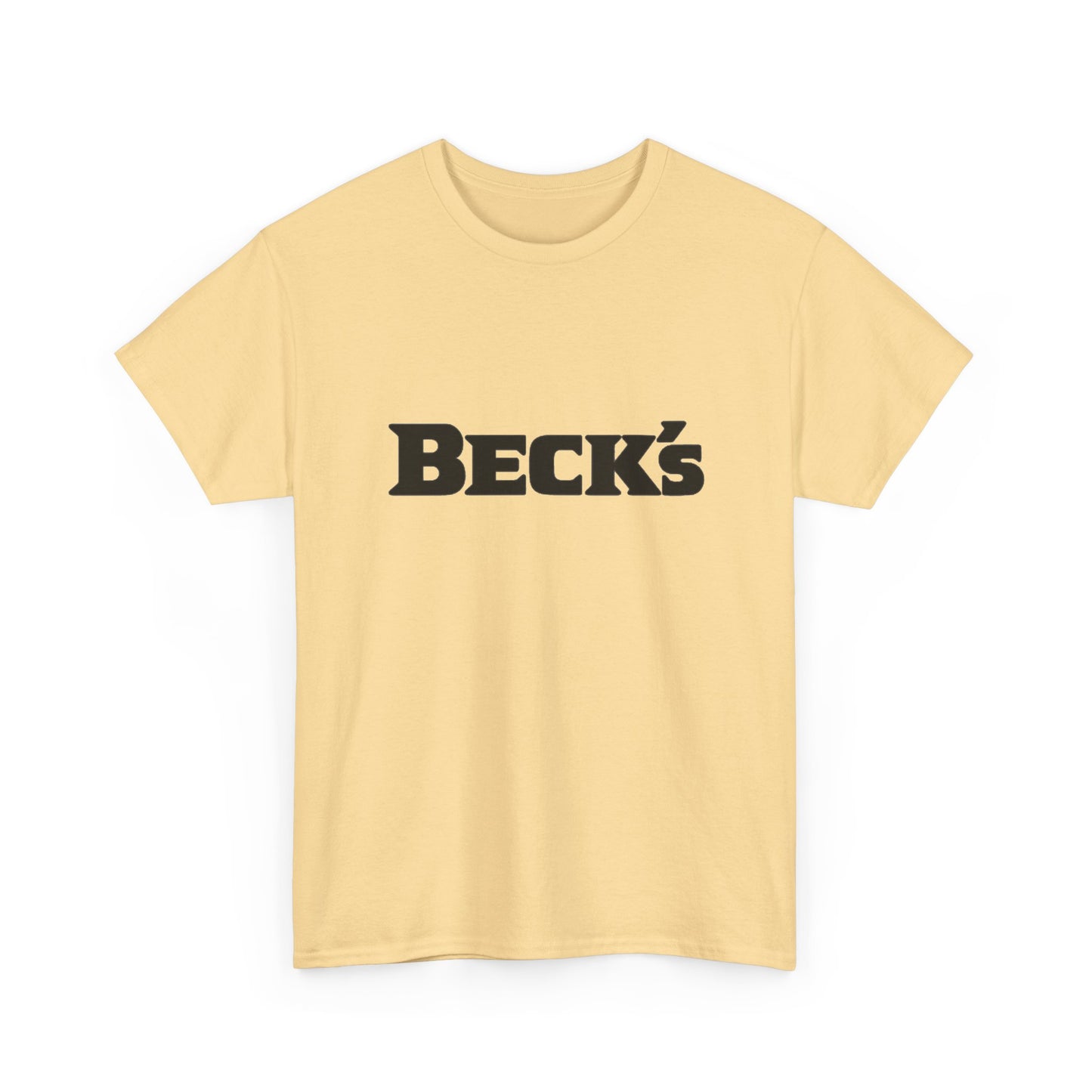 Becks Beer Vintage Tee Graphic T Shirt NEW Unisex Heavy Cotton Tee