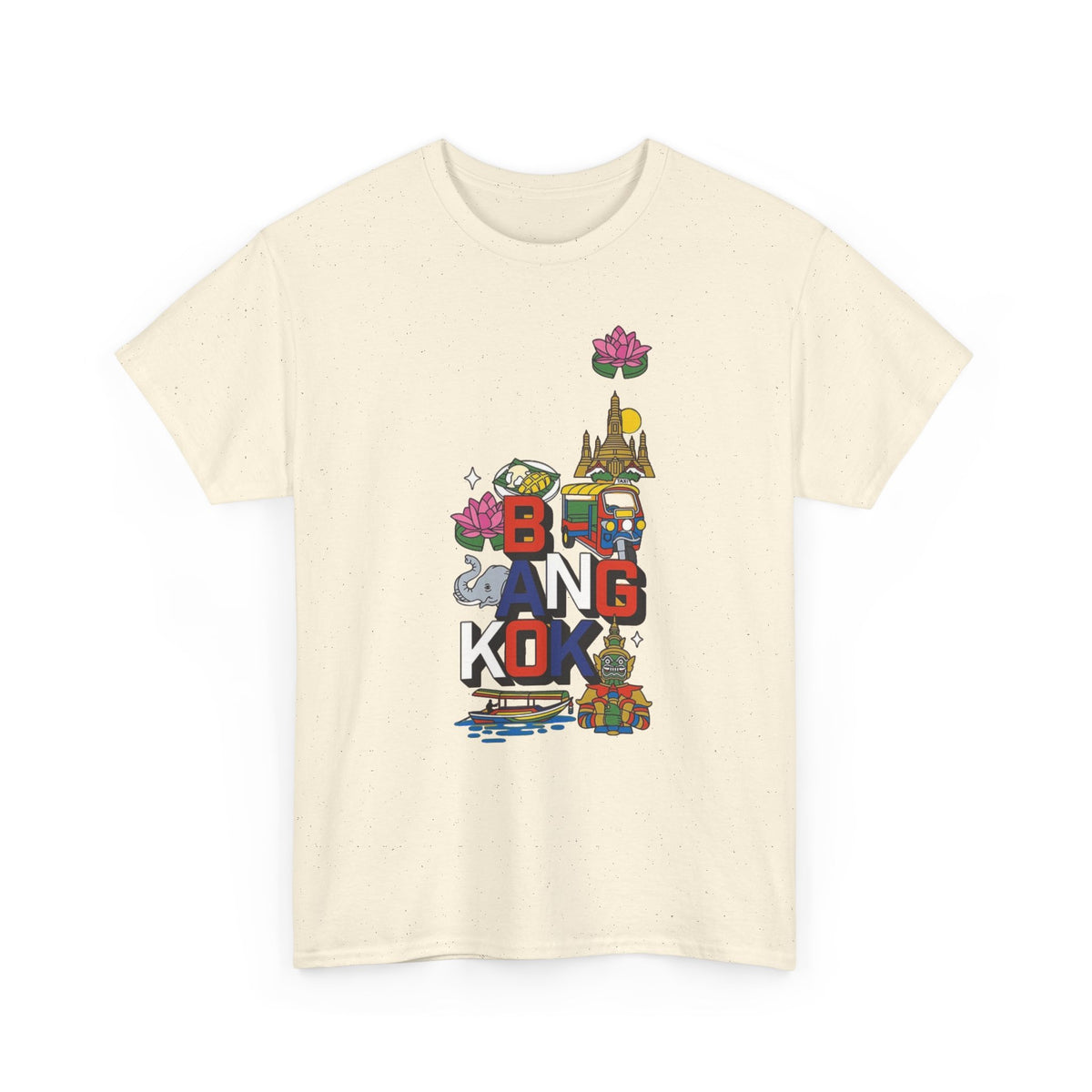 Bangkok Thailand Travel Collage T-Shirt Men's Graphic Tee