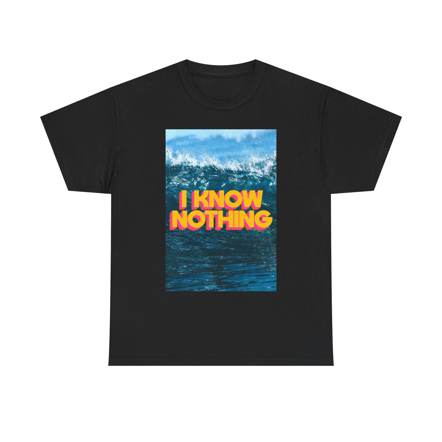 I Know Nothing Beach Surfing Graphic T Shirt Unisex Cotton Tee - New Gift - Tee