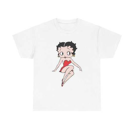 Betty Boop Graphic T Shirt Vintage Retro Art Unisex Heavy Cotton Tee 5