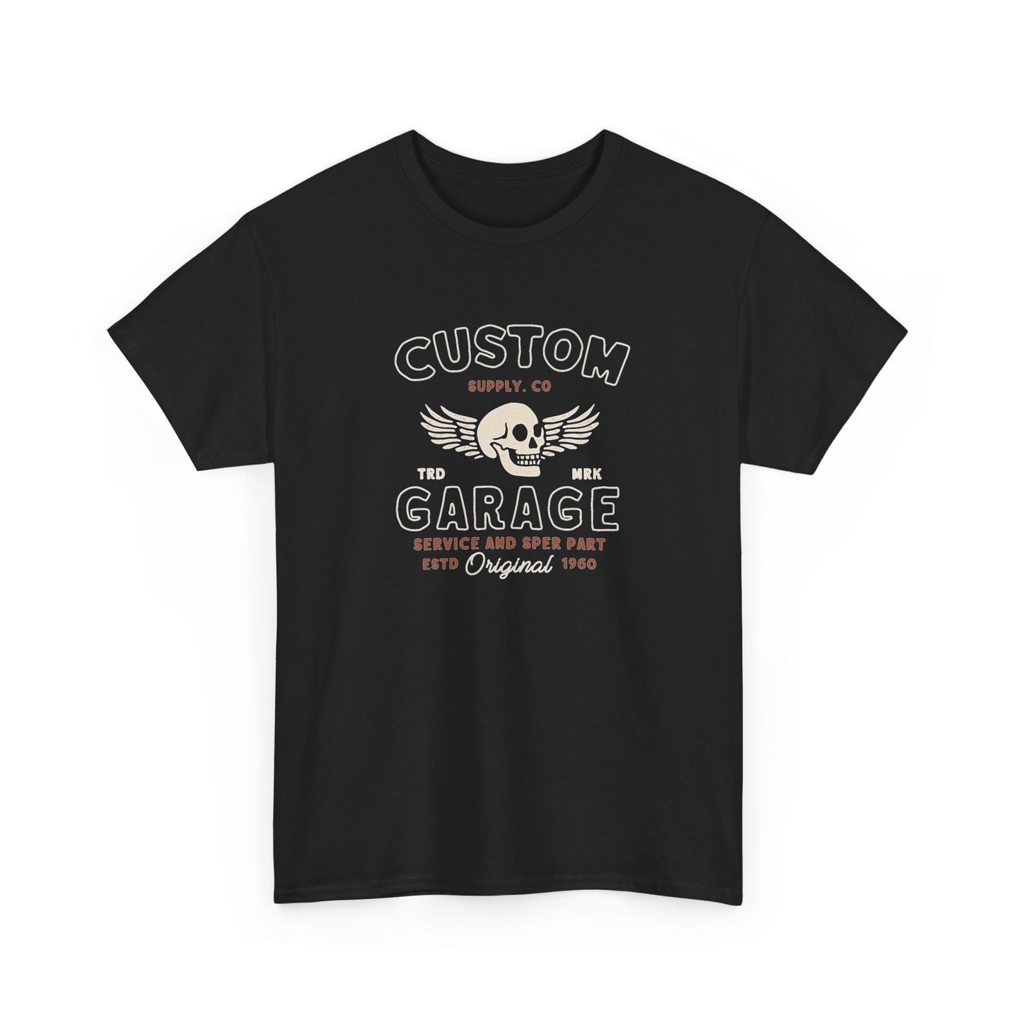 Custom Garage Graphic T Shirt NEW Vintage Unisex Heavy Cotton Tee