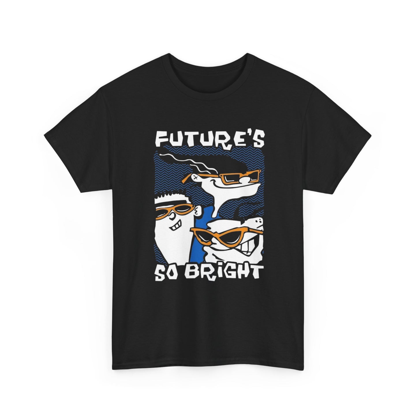 ED Edd And Eddy Future's So Bright Graphic T Shirt Unisex Heavy Cotton Tee