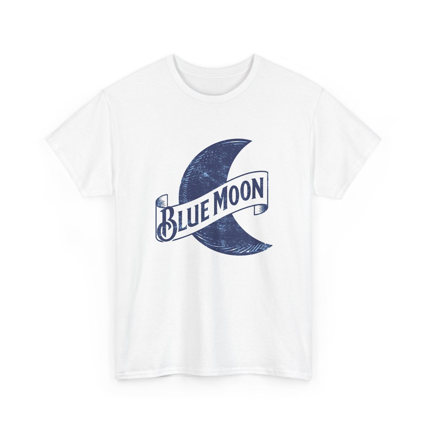 Blue Moon Graphic T Shirt NEW Unisex Heavy Cotton Tee