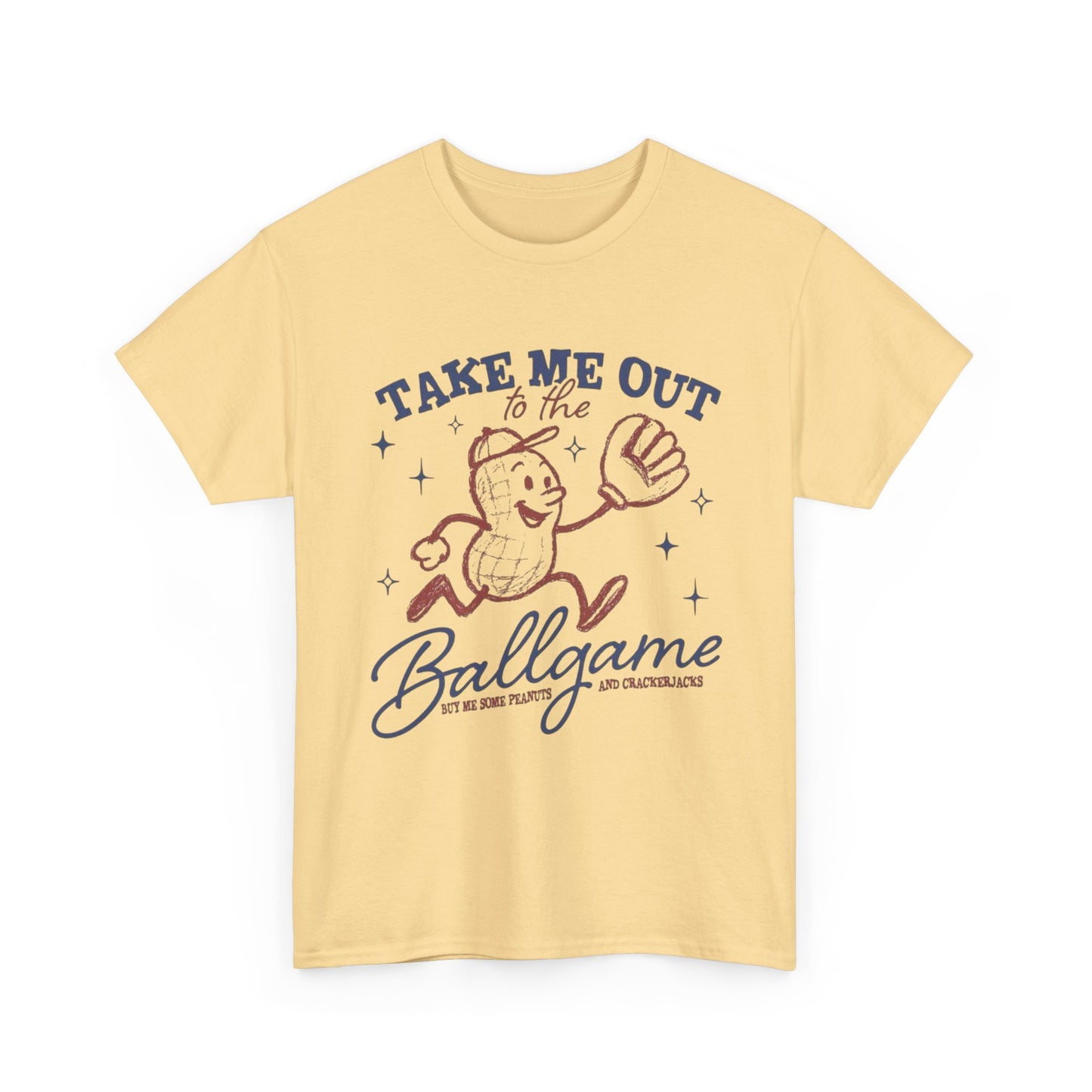 Take Me Out To The Ballgame Graphic T Shirt NEW Unisex Heavy Cotton Tee
