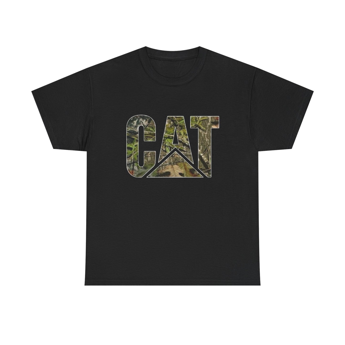 CAT Camo Diesel Equipment Graphic T Shirt Unisex Heavy Cotton Tee NEW