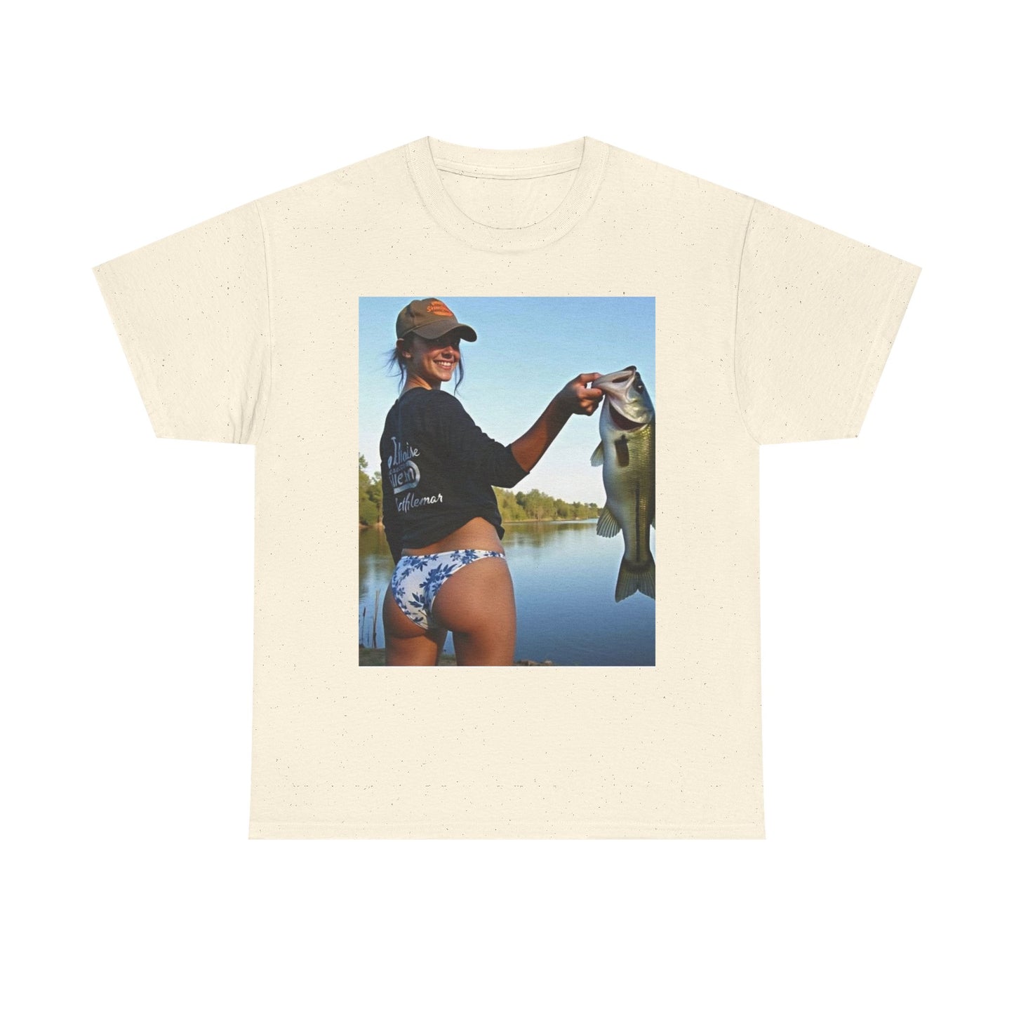 Fishing Babes Outdoors Graphic T Shirt S-5XL Unisex Heavy Cotton Tee