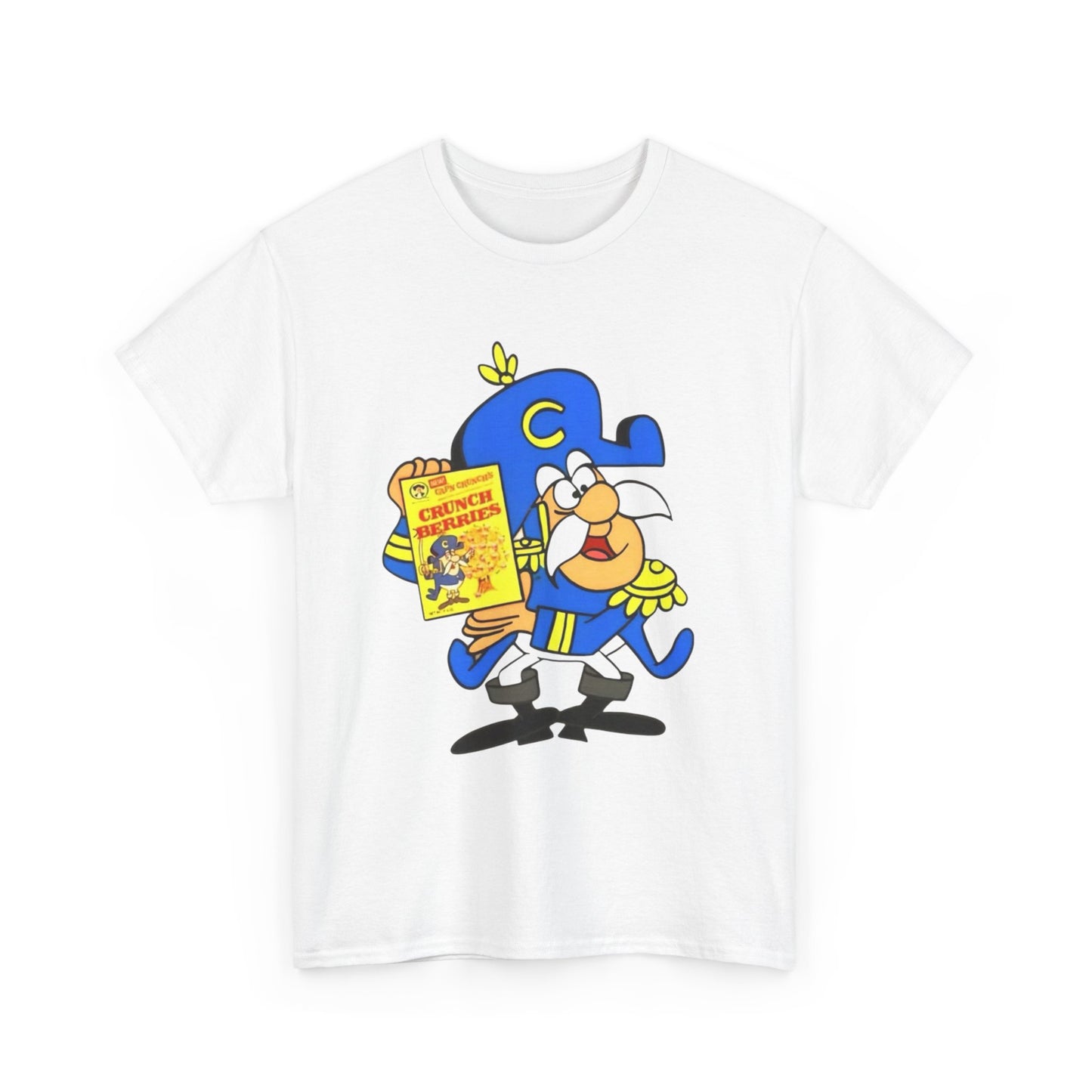 Captain Crunch Vintage Cereal Graphic T Shirt S-5XL NEW Unisex Heavy Cotton Tee