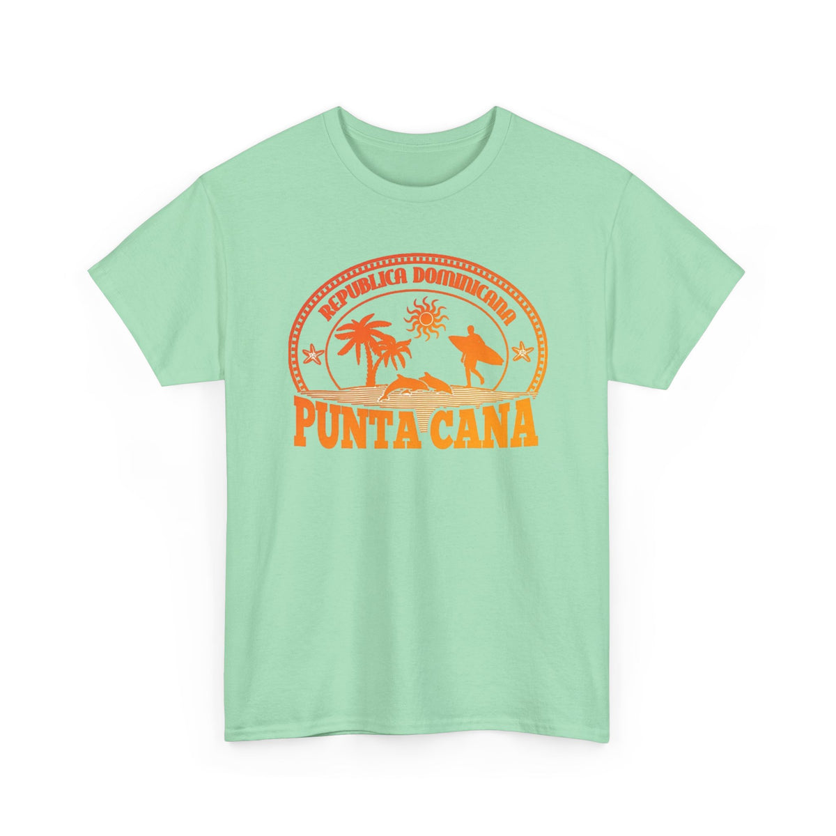 Punta Cana Graphic T Shirt Men's Dominican Republic Heavy Cotton Tee