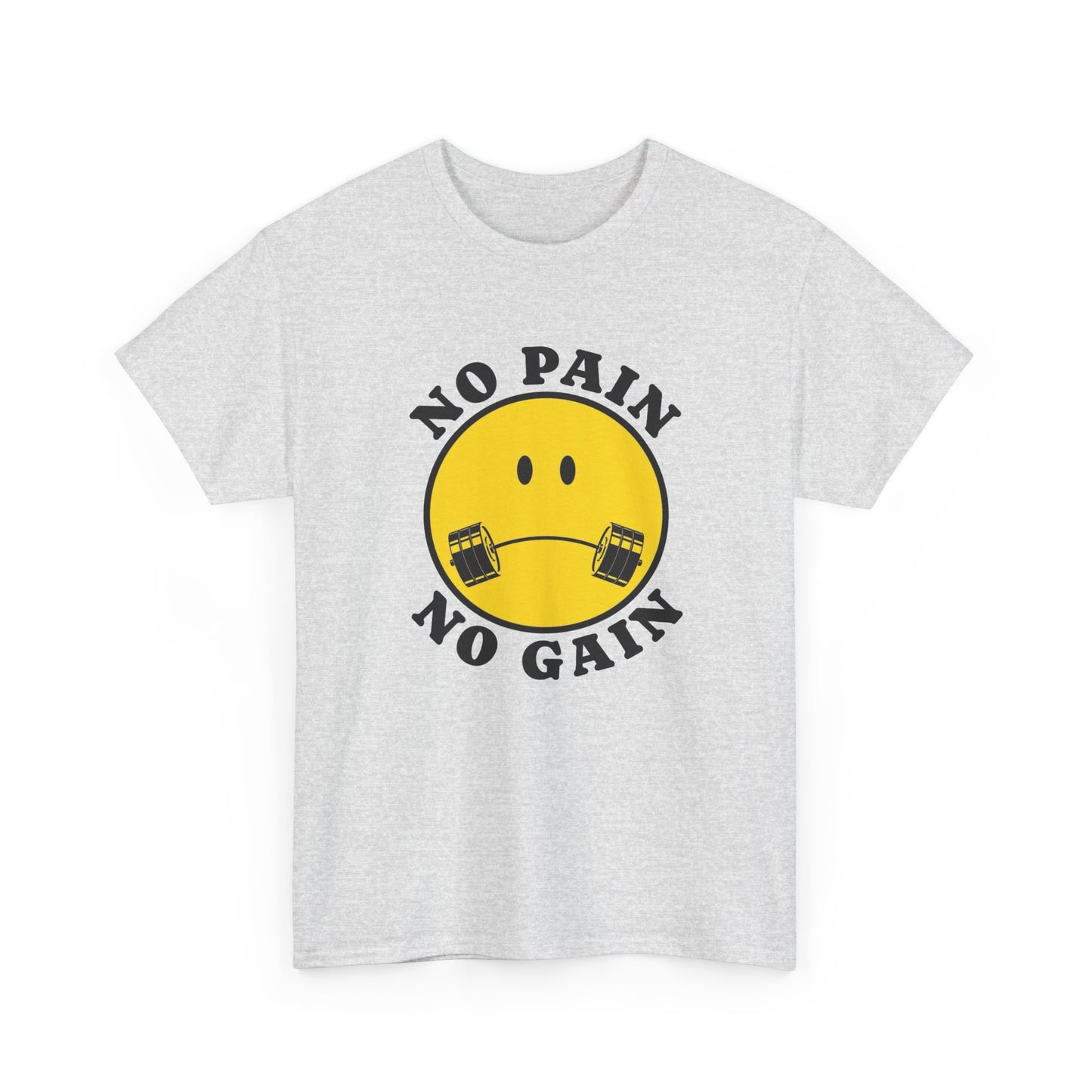 No Pain No Gain GYM Graphic T Shirt NEW Adult Regular Sizing Tee