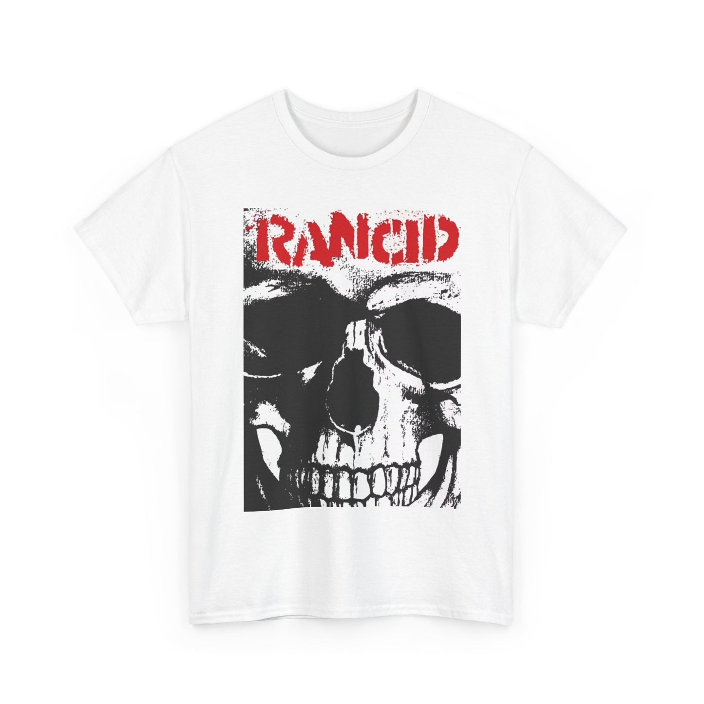 Rancid T-shirt vintage skull punk New York retro Unisex Heavy Cotton Tee
