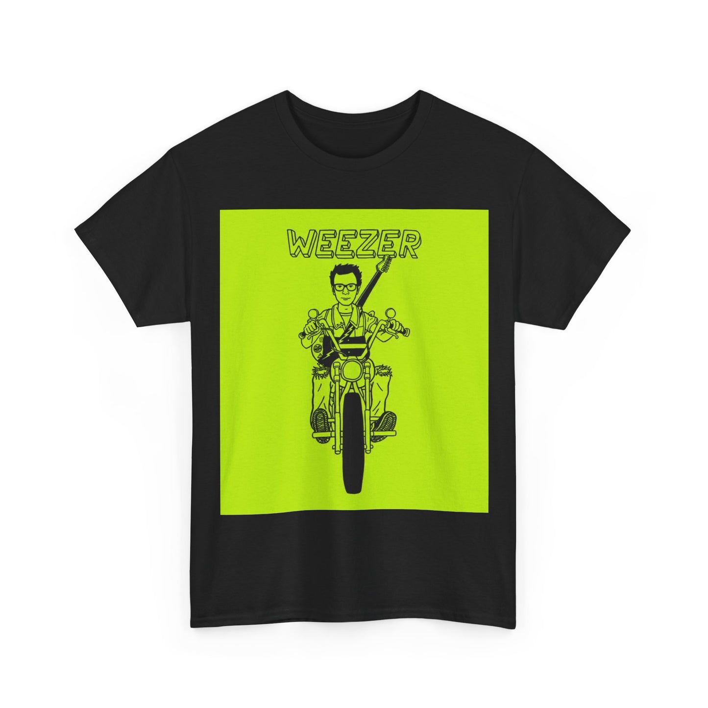 Weezer T-shirt rock punk graphic retro California Unisex Heavy Cotton Tee