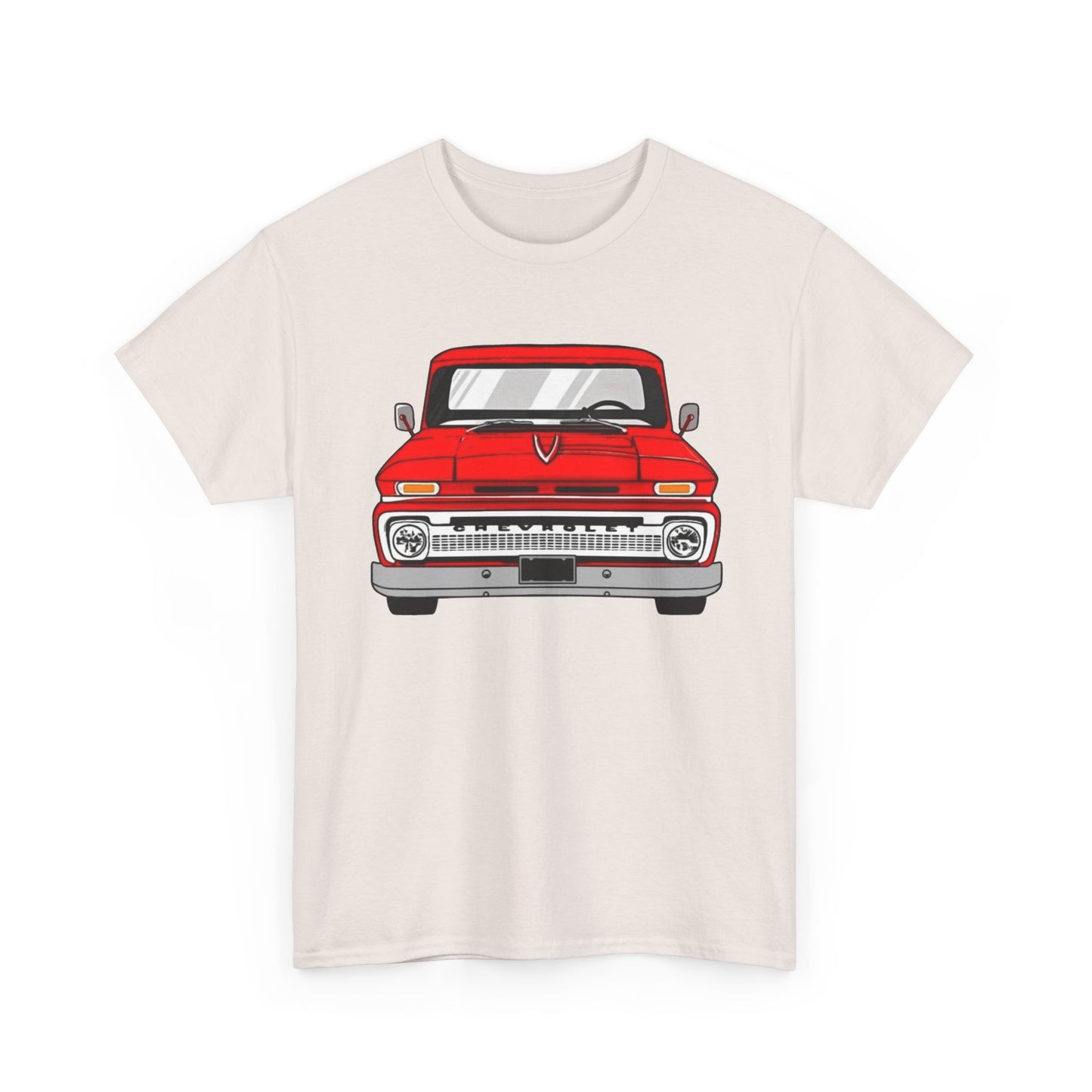 60's Chevy Pickup Retro Graphic T Shirt Unisex Heavy Cotton Tee NEW