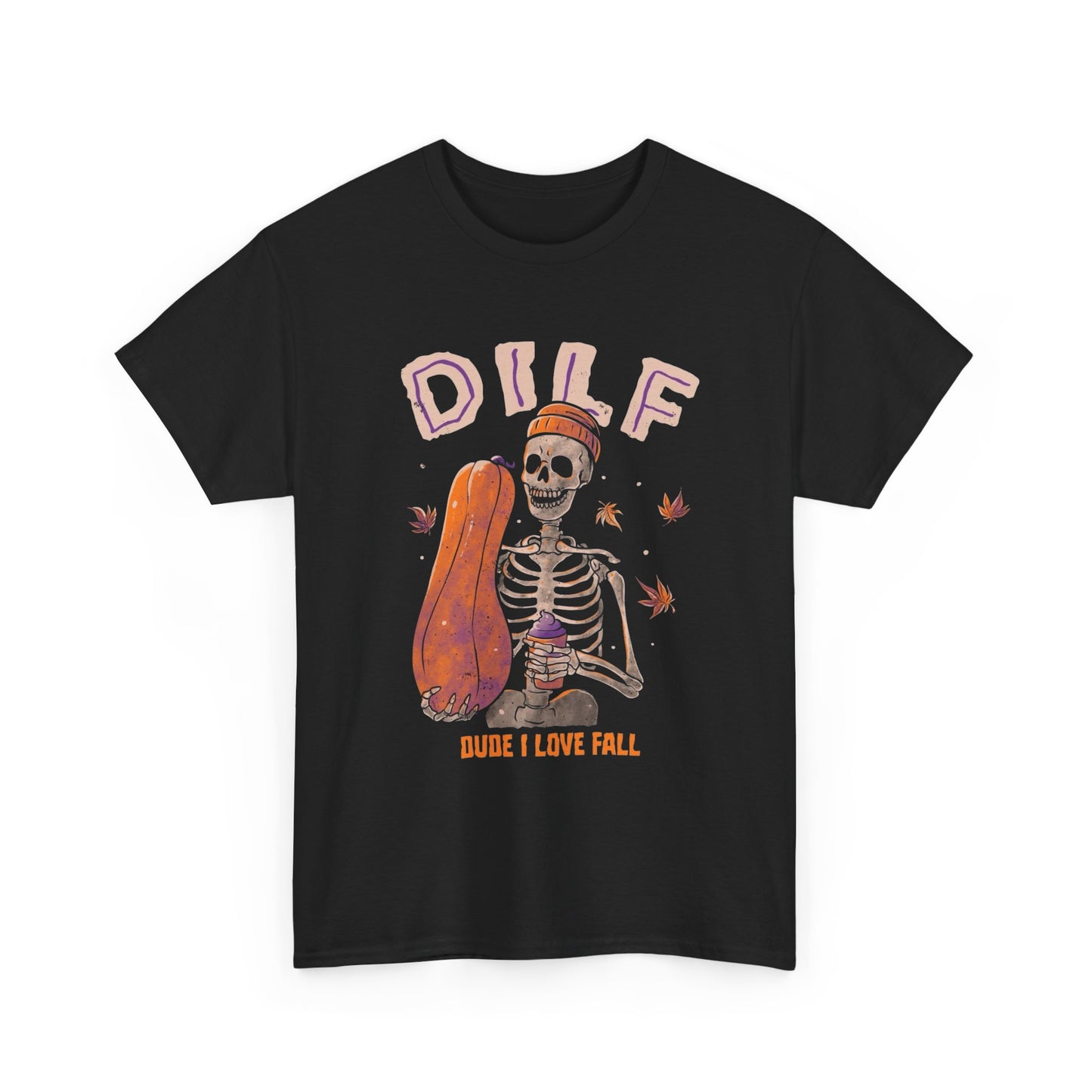 Dude I Love Fall Vintage Graphic T-Shirt, Unisex Cotton Shirt