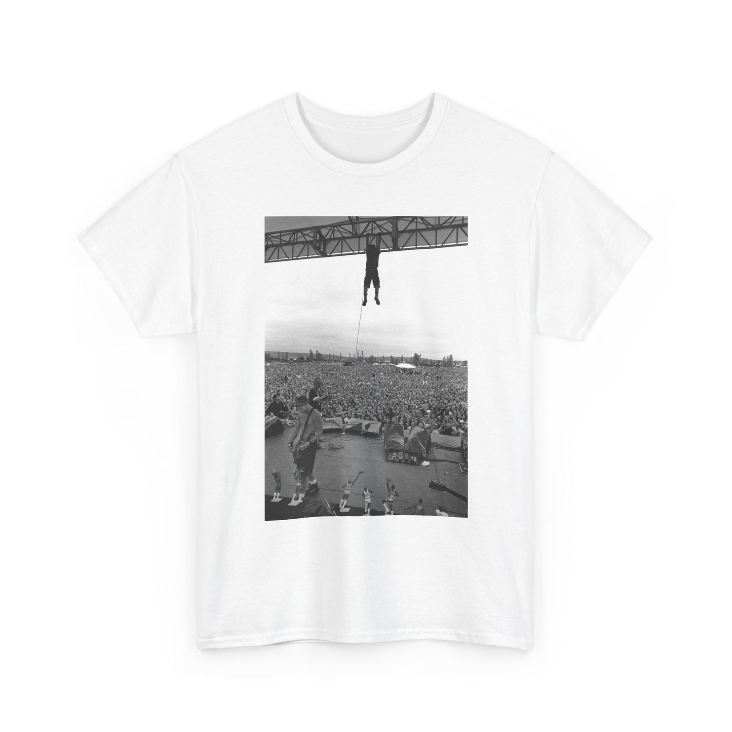 Pearl Jam Official Photograph T Shirt Vintage Unisex Heavy Cotton Tee