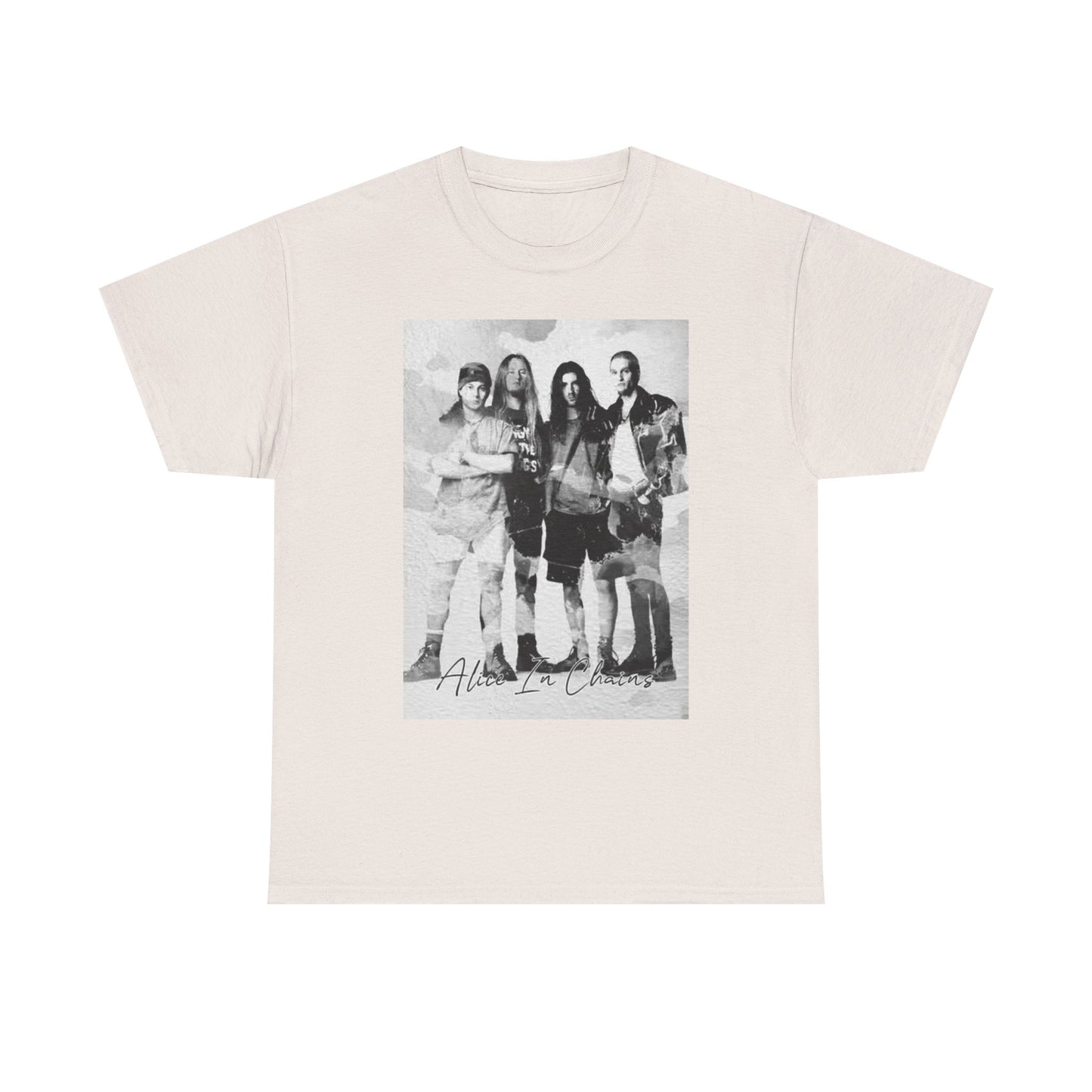 Alice In Chains Graphic T Shirt Vintage Rock Merch Retro Unisex Heavy Cotton Tee