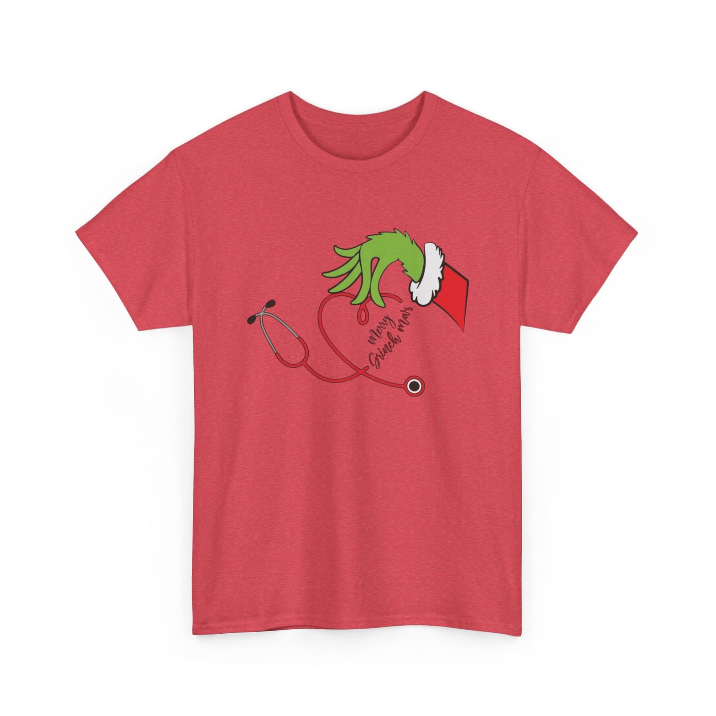 Grinch Doctor Nurse Graphic T Shirt NEW Unisex Heavy Cotton Tee