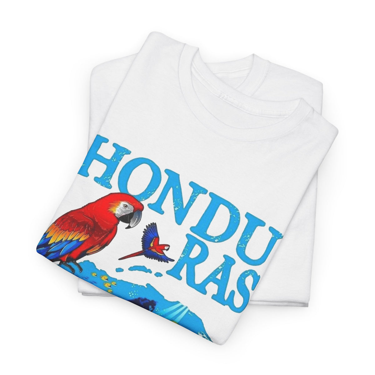 Honduras Graphic T Shirt Men's Retro Tropical Birds Heavy Cotton Tee