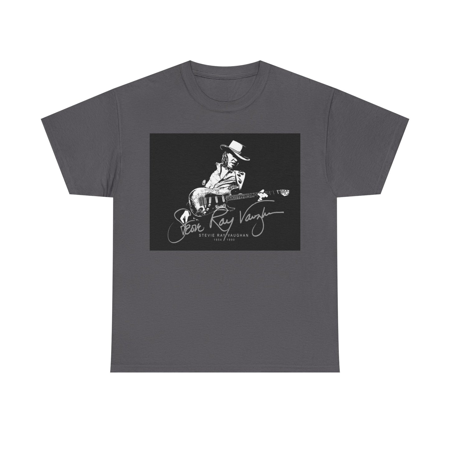 Stevie ray vaughn T-shirt Vintage retro rock album Unisex Heavy Cotton Tee