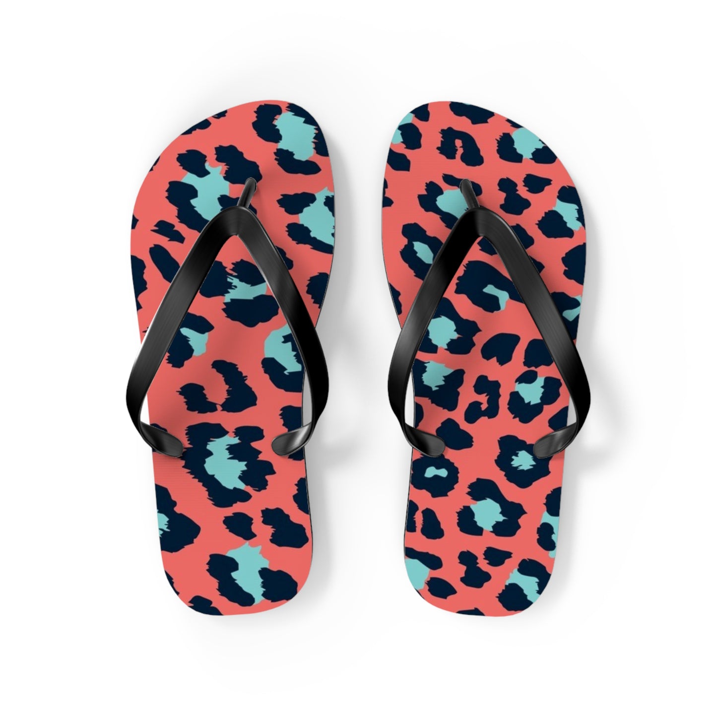 Cheetah Multi Color Beach Sandals, Slides for Summer, Flip Flops