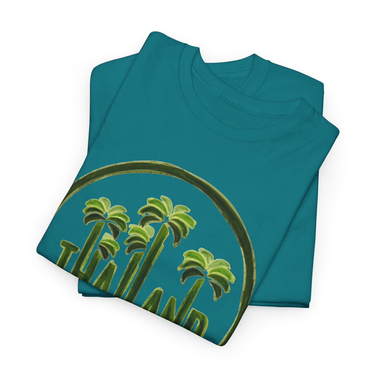Thailand Palm Tree Wave T-Shirt Men's Graphic Tee