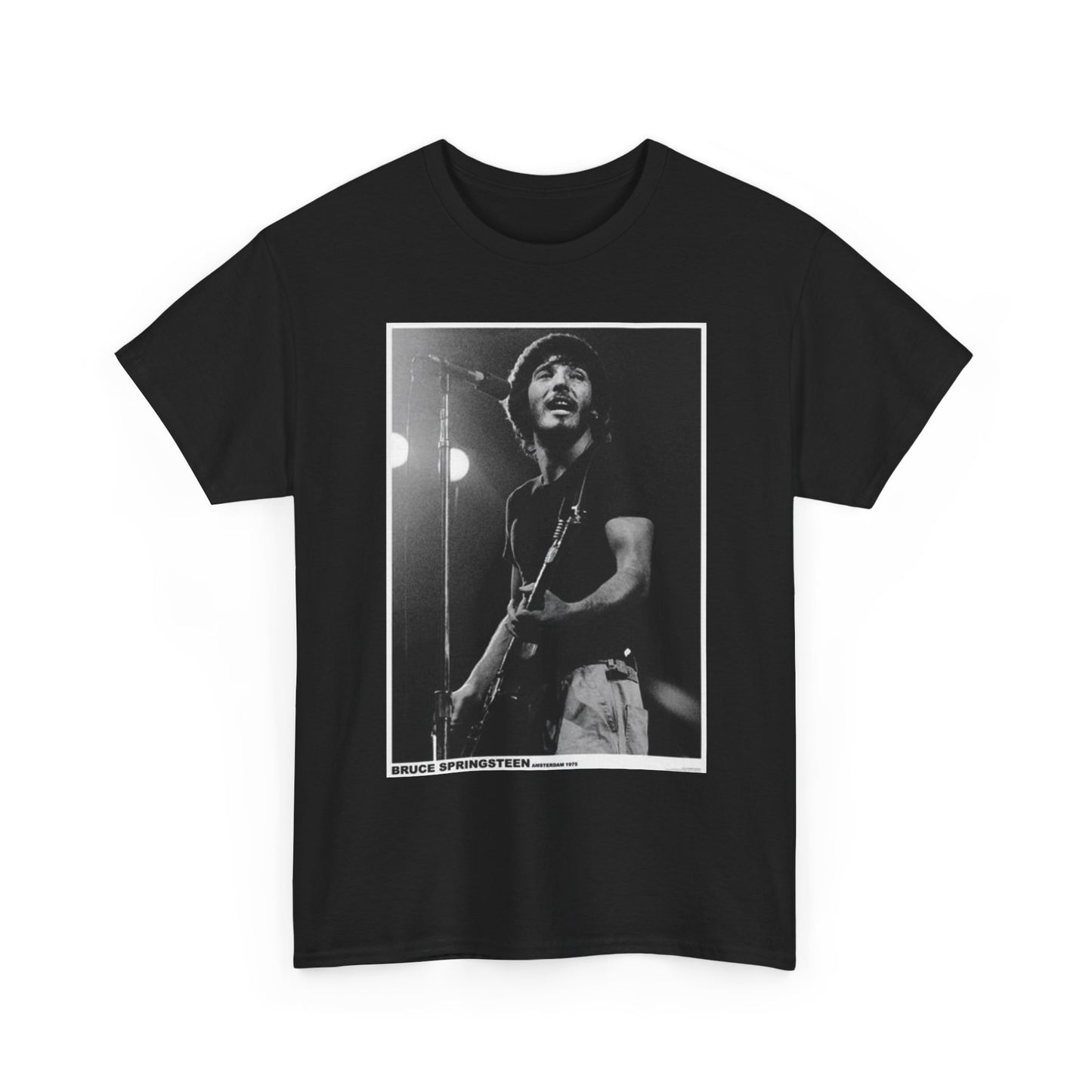 Bruce Springsteen Graphic T Shirt Vintage Photo Unisex Heavy Cotton Tee