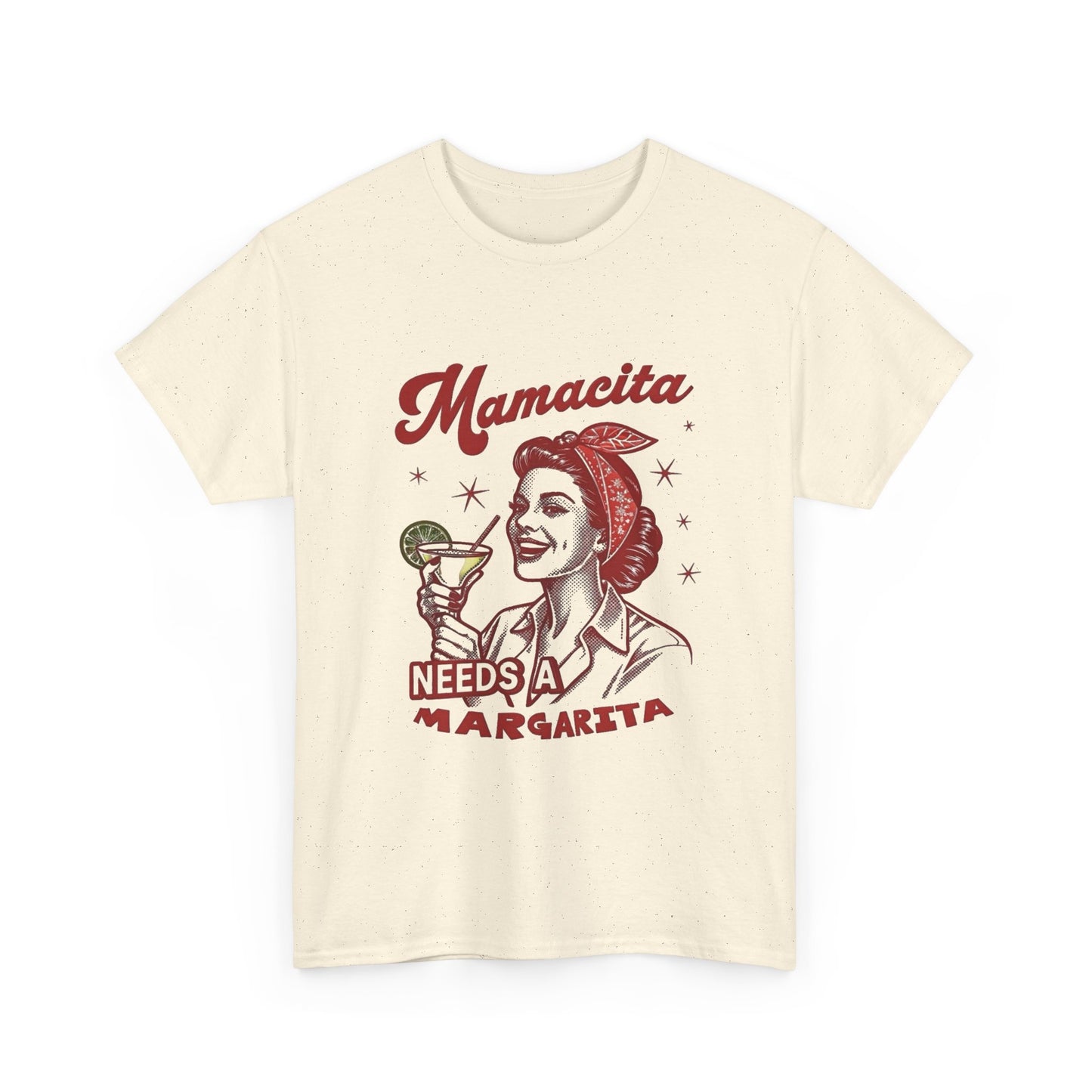 Mamacita Needs A Margarita Funny Graphic T Shirt NEW Unisex Heavy Cotton Tee