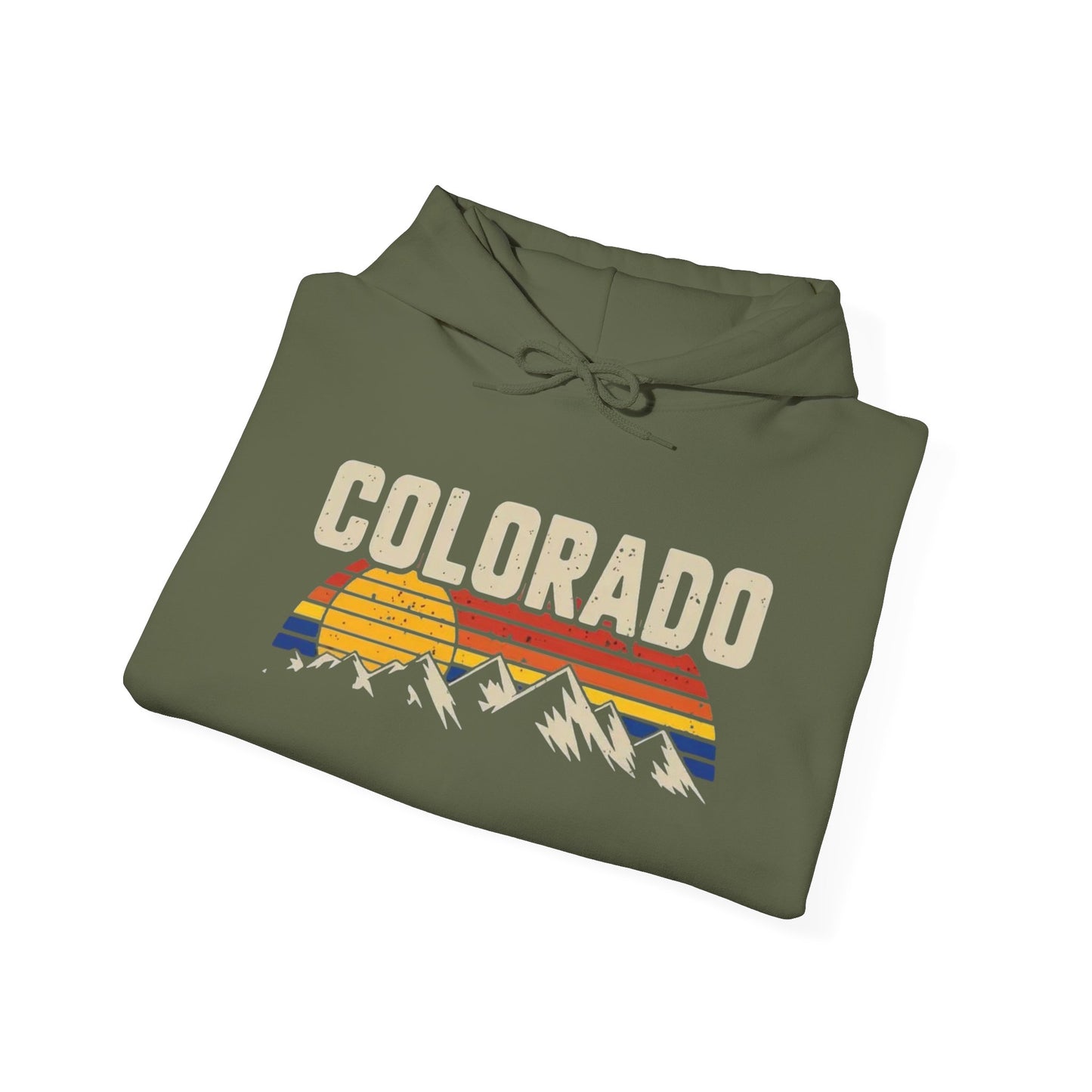 Colorado Rocky Mountains Graphic Hoodie Unisex Heavy Blend™ Hooded Sweatshirt