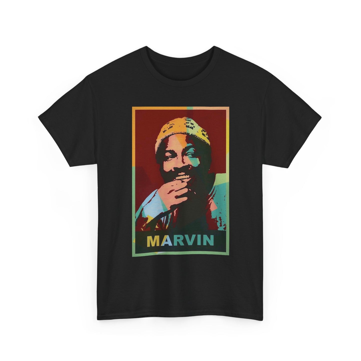 Marvin Gaye Retro Graphic T Shirt NEW GIFT Unisex Heavy Cotton Tee
