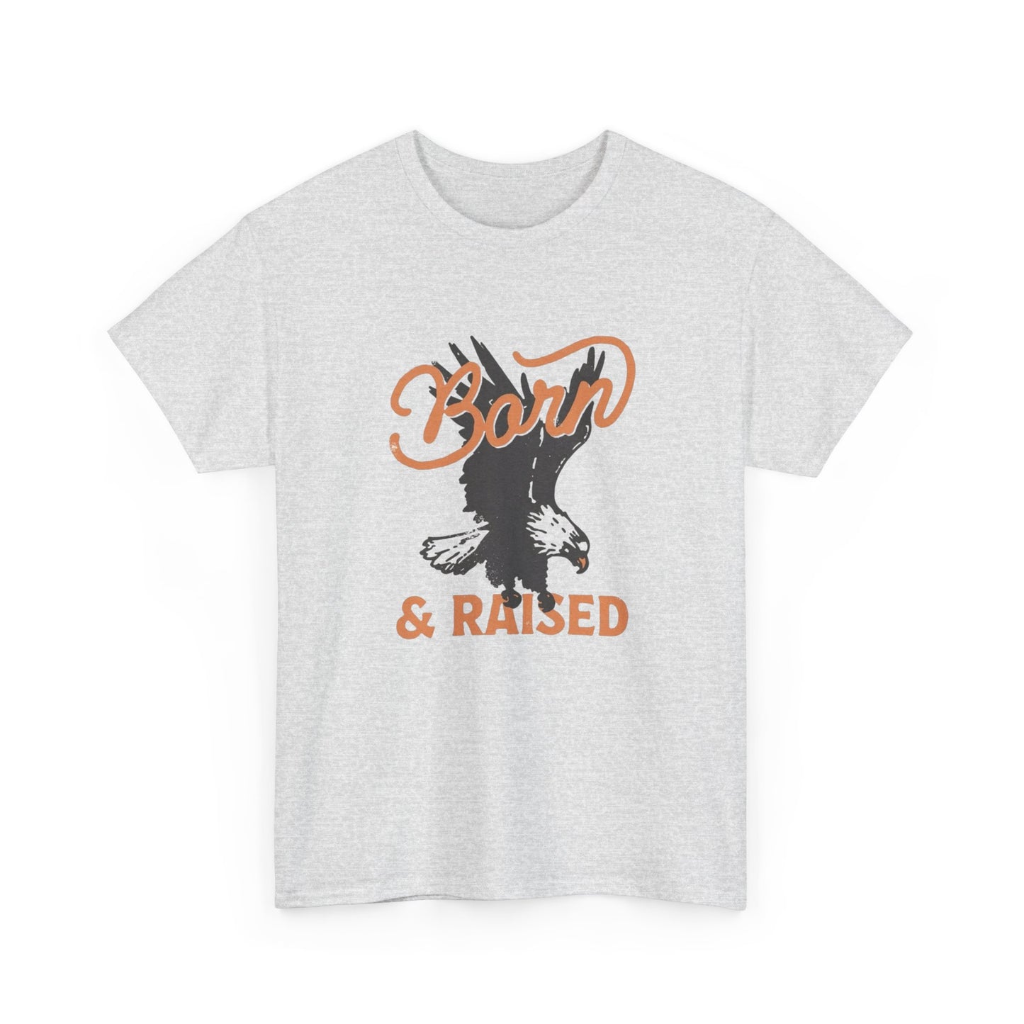 Born And Raised Free Bird Graphic T Shirt Unisex Heavy Cotton Tee Gift
