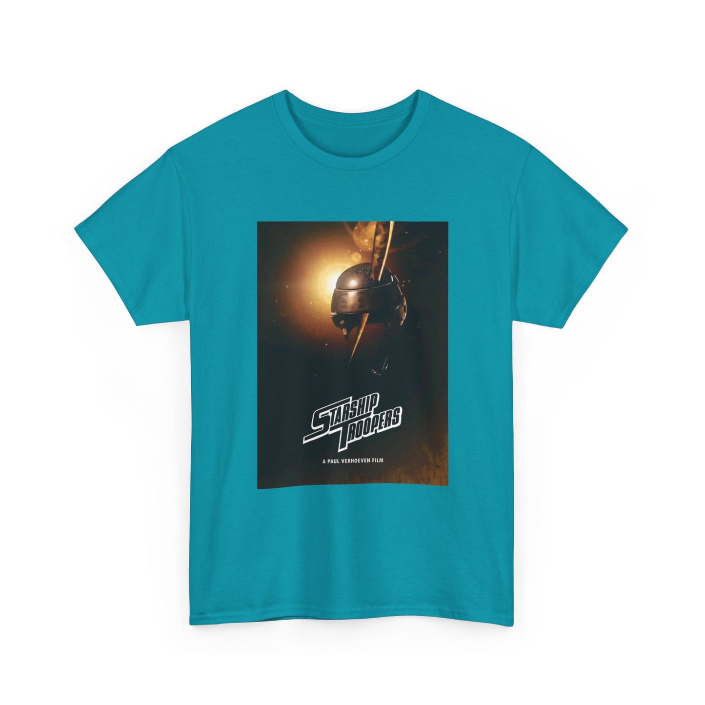 StarShip Troopers Tshirt Retro Action Movie Vintage Unisex Heavy Cotton Tee