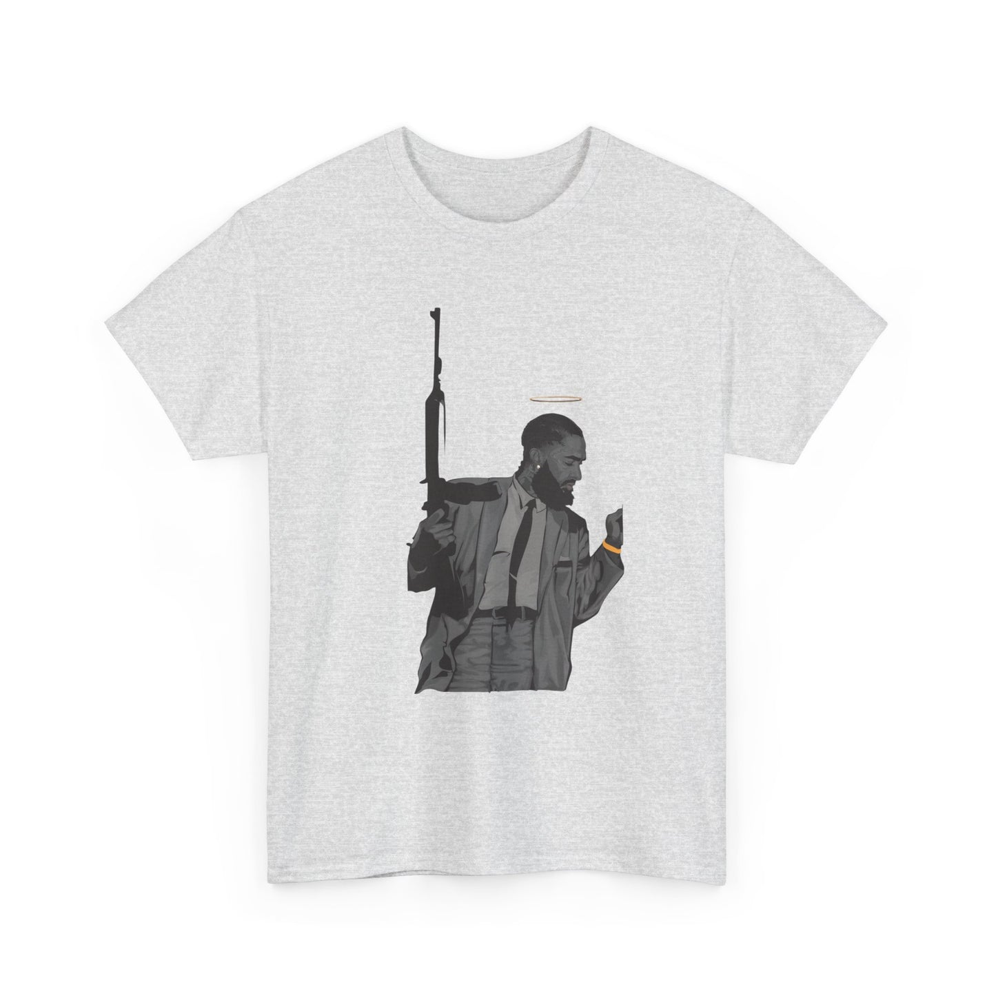 Malcolm X Hustle Rap Hip Hop Cali Graphic T Shirt Heavy Cotton Tee NEW Gift