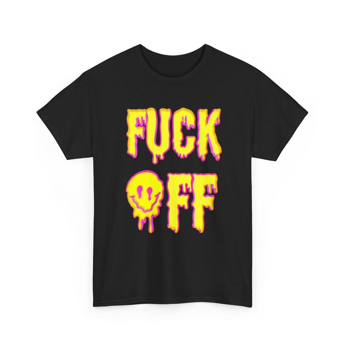F Off Trippy Graphic T Shirt Adult NEW