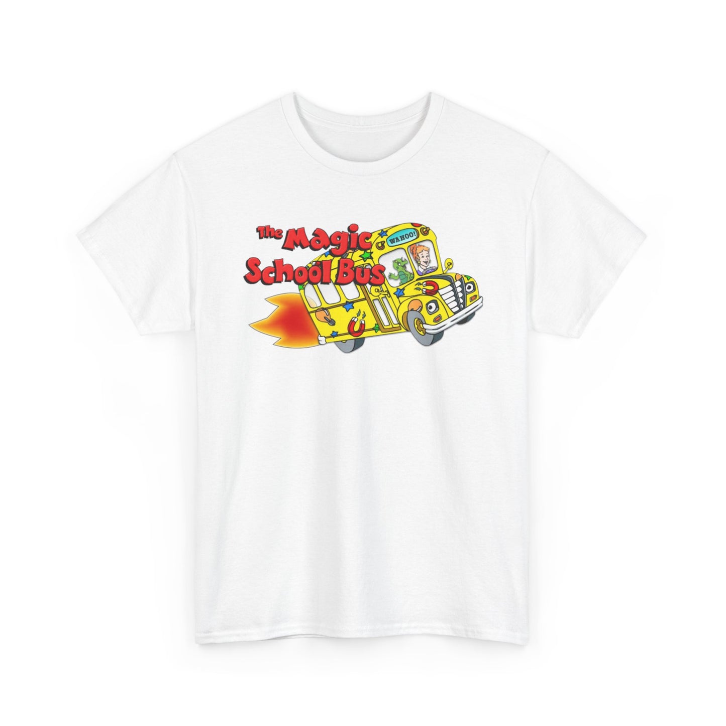 The Magic School Bus Graphic T Shirt Vintage Unisex Heavy Cotton Tee