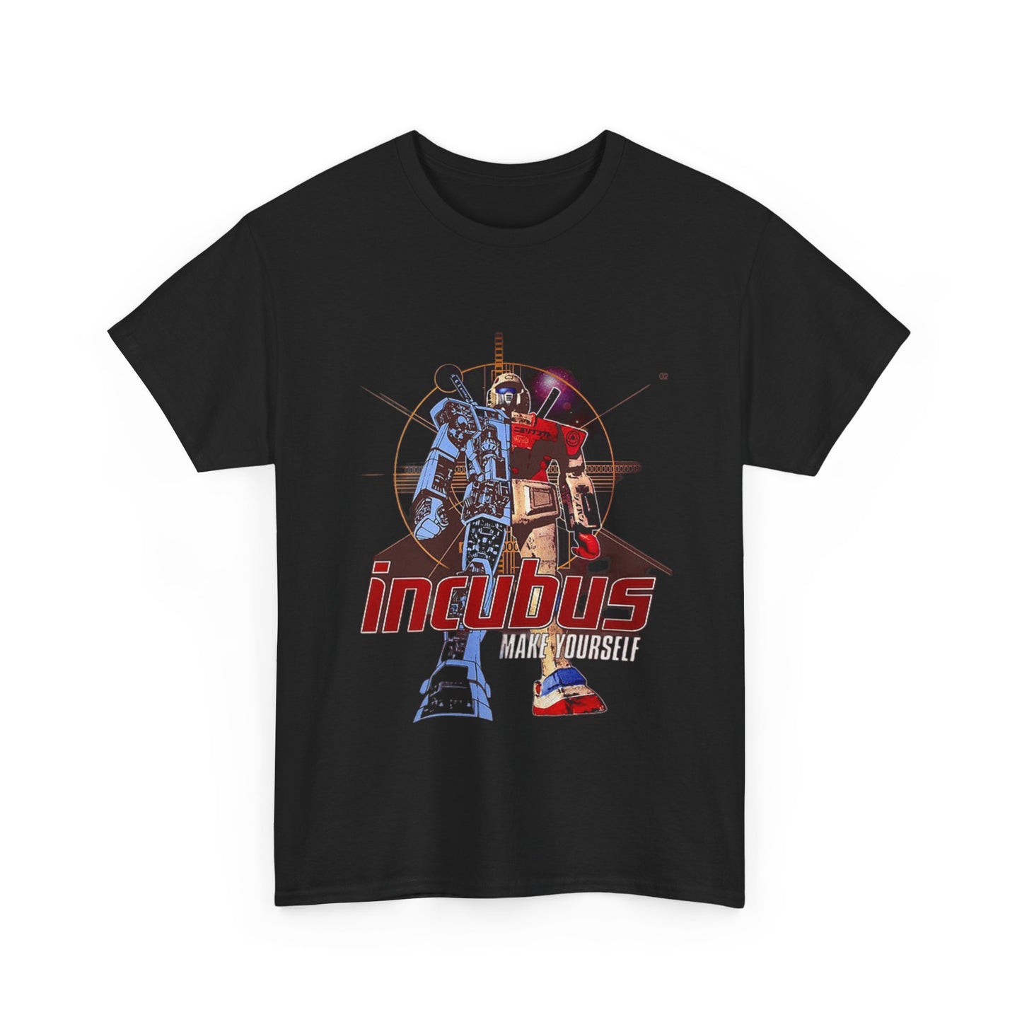 Incubus T-shirt vintage rock band retro metal Unisex Heavy Cotton Tee